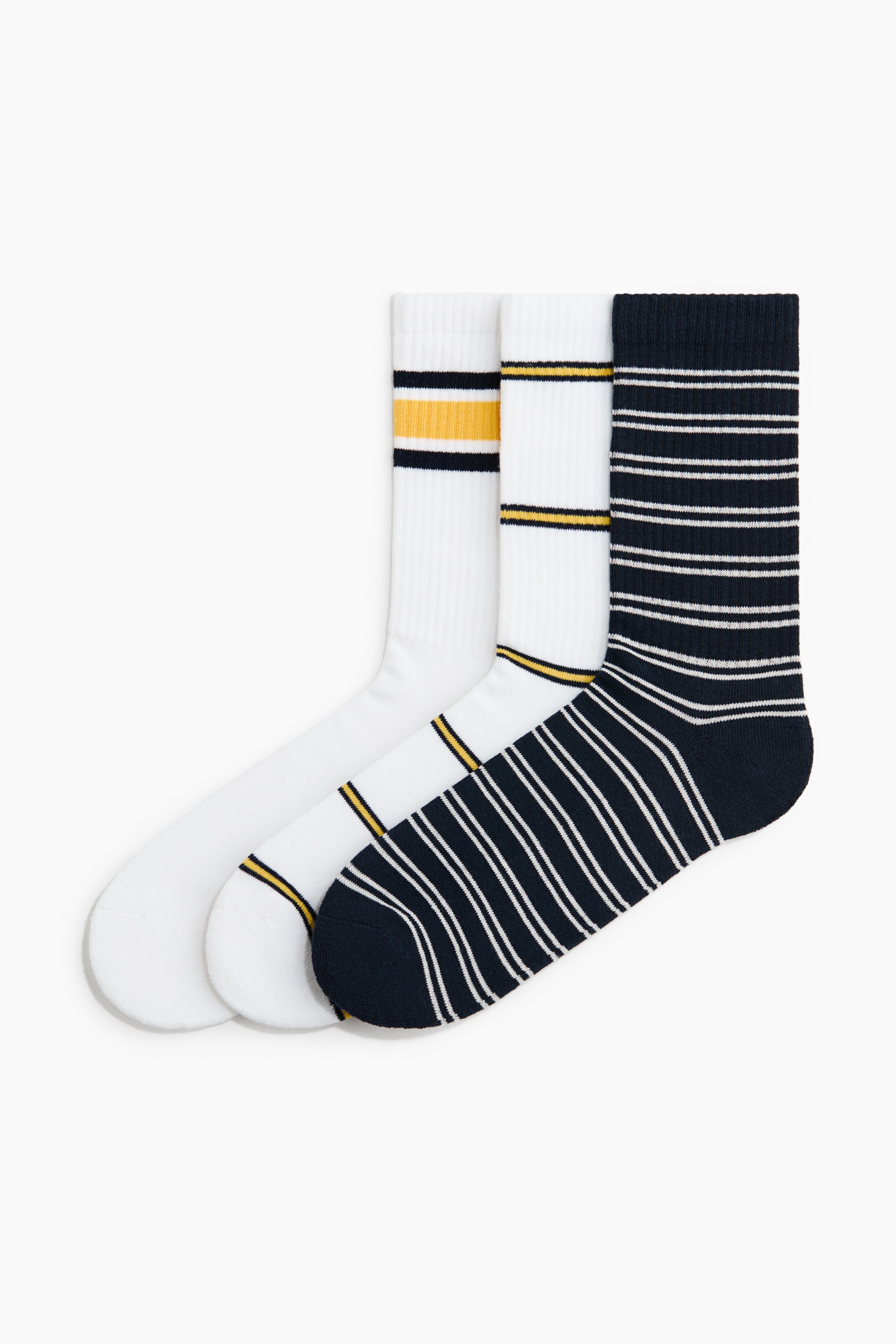H & M - 3-pack socks - Weiß - Herren