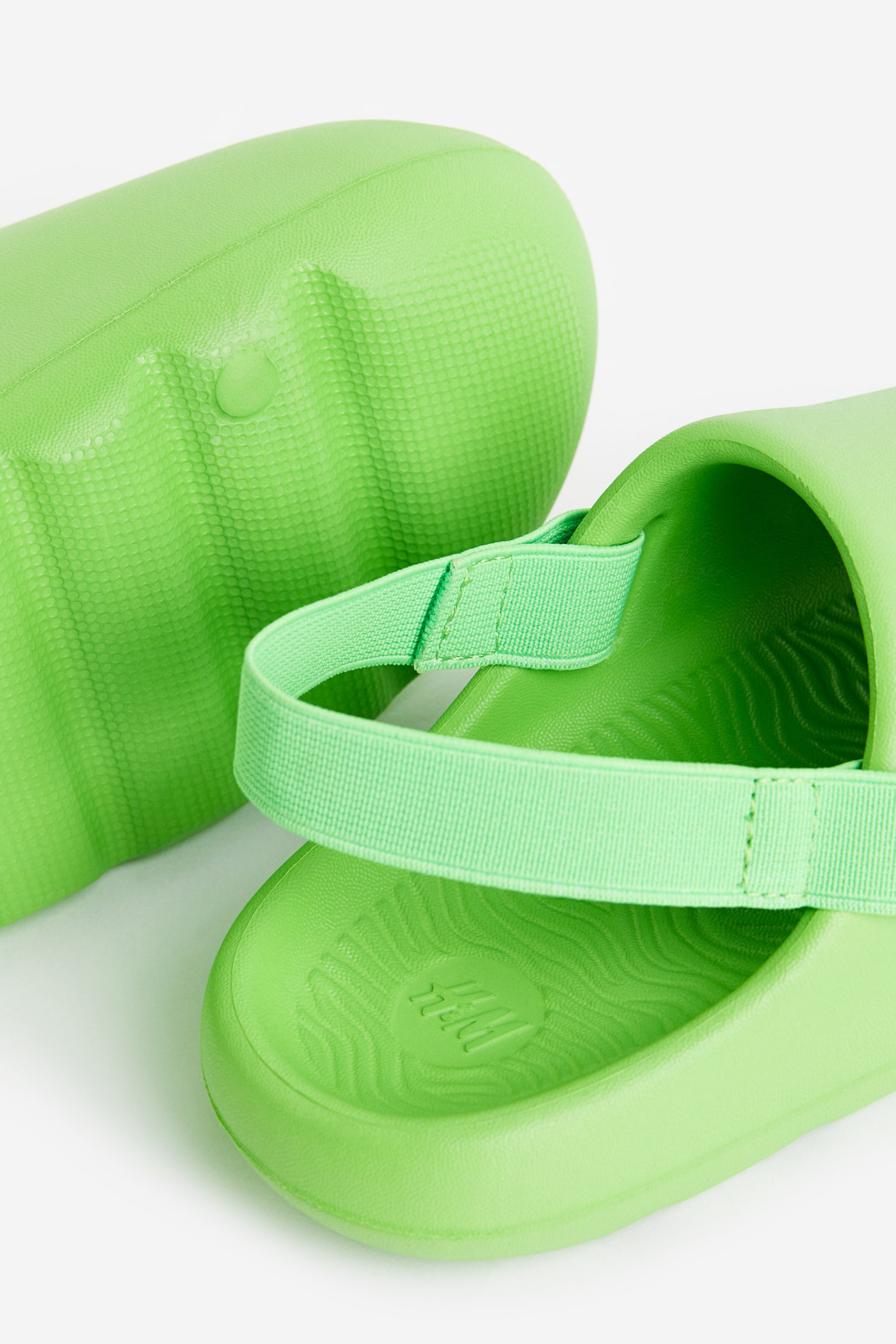 Chunky pool slides - Bright green - 2