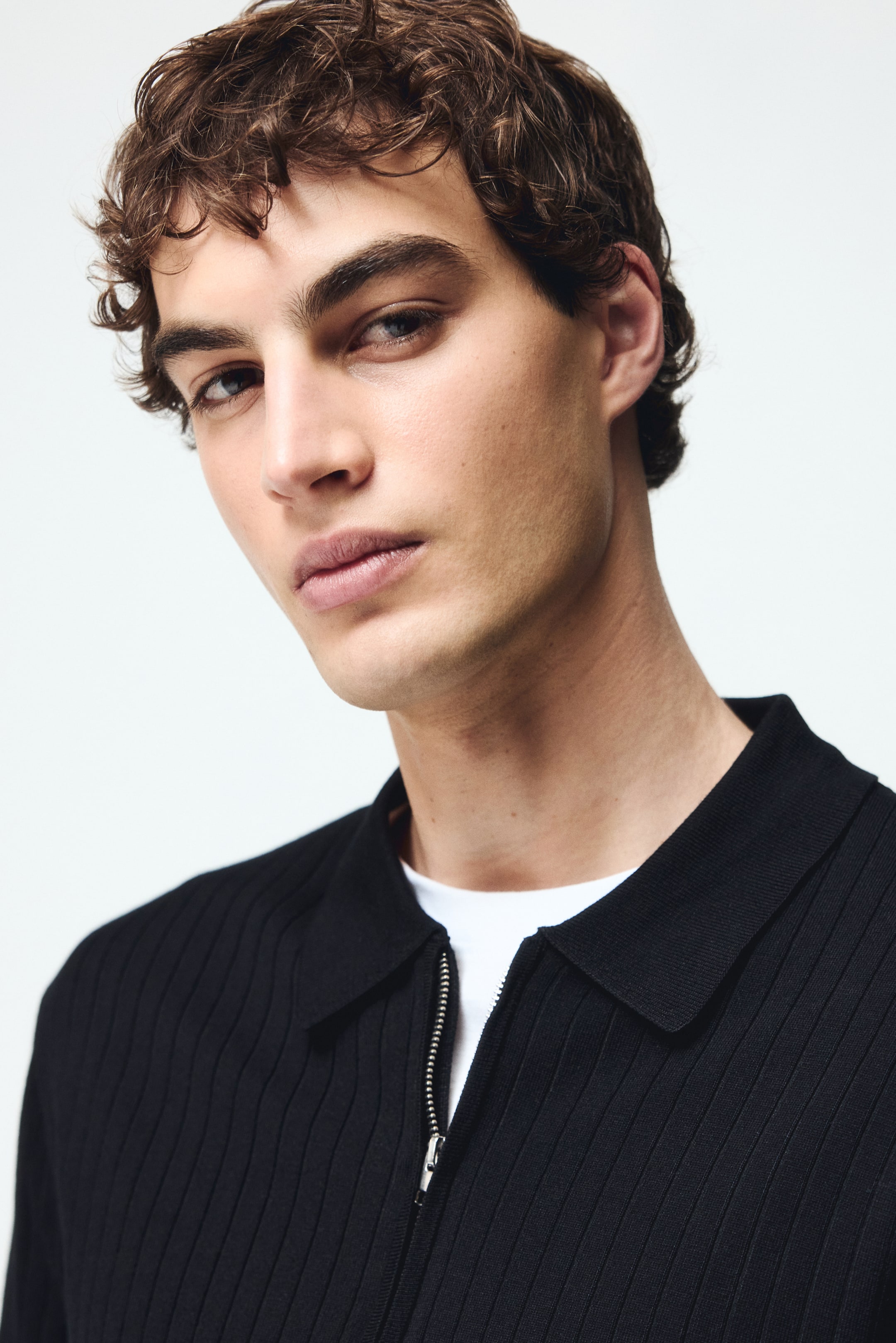 Мужские рубашки H&M Slim-Fit Polo Shirt — фото 4