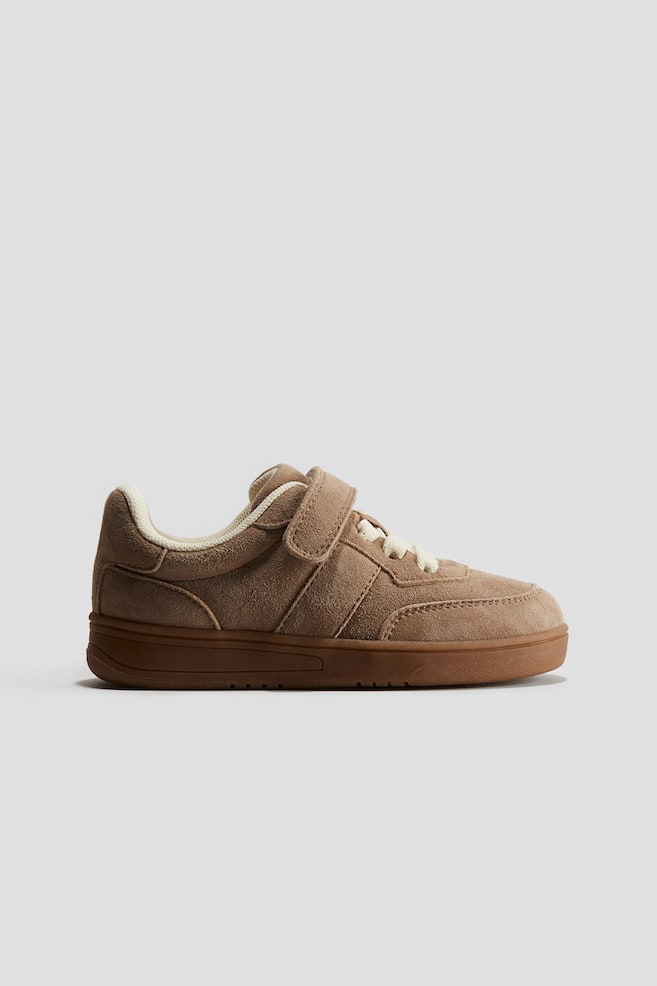 Sneakers en cuir - Beige/Blanc/beige clair - 1