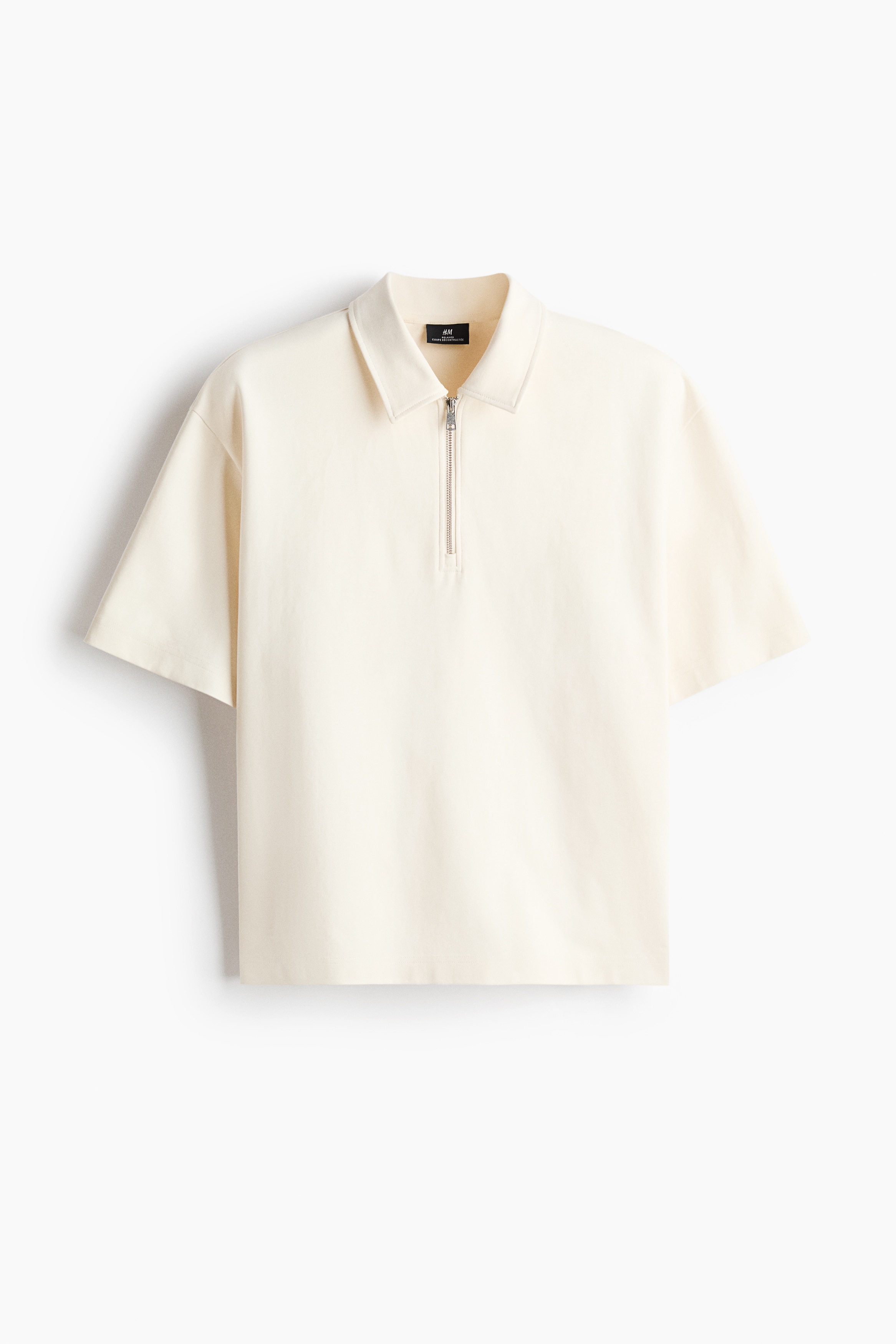 Relaxed Fit Polo shirt - Cream/Beige/Black