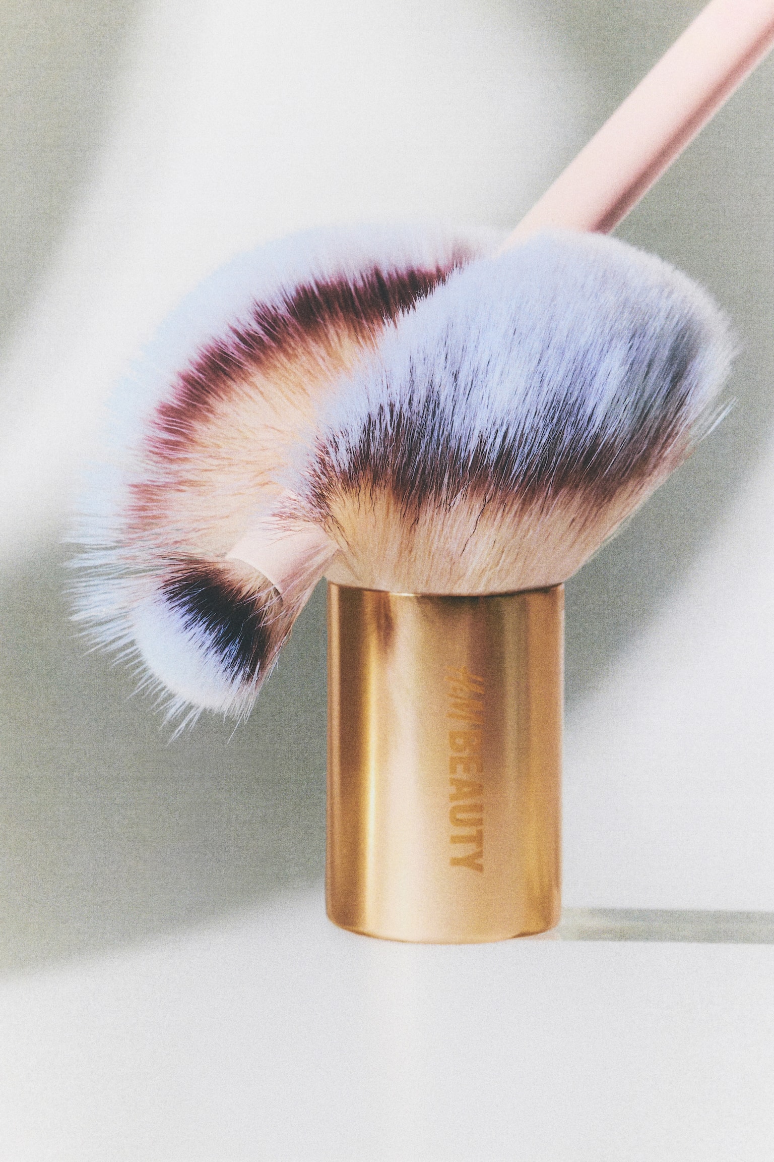 Bronzer brush duo - Gold-coloured/Bronze-coloured - 4