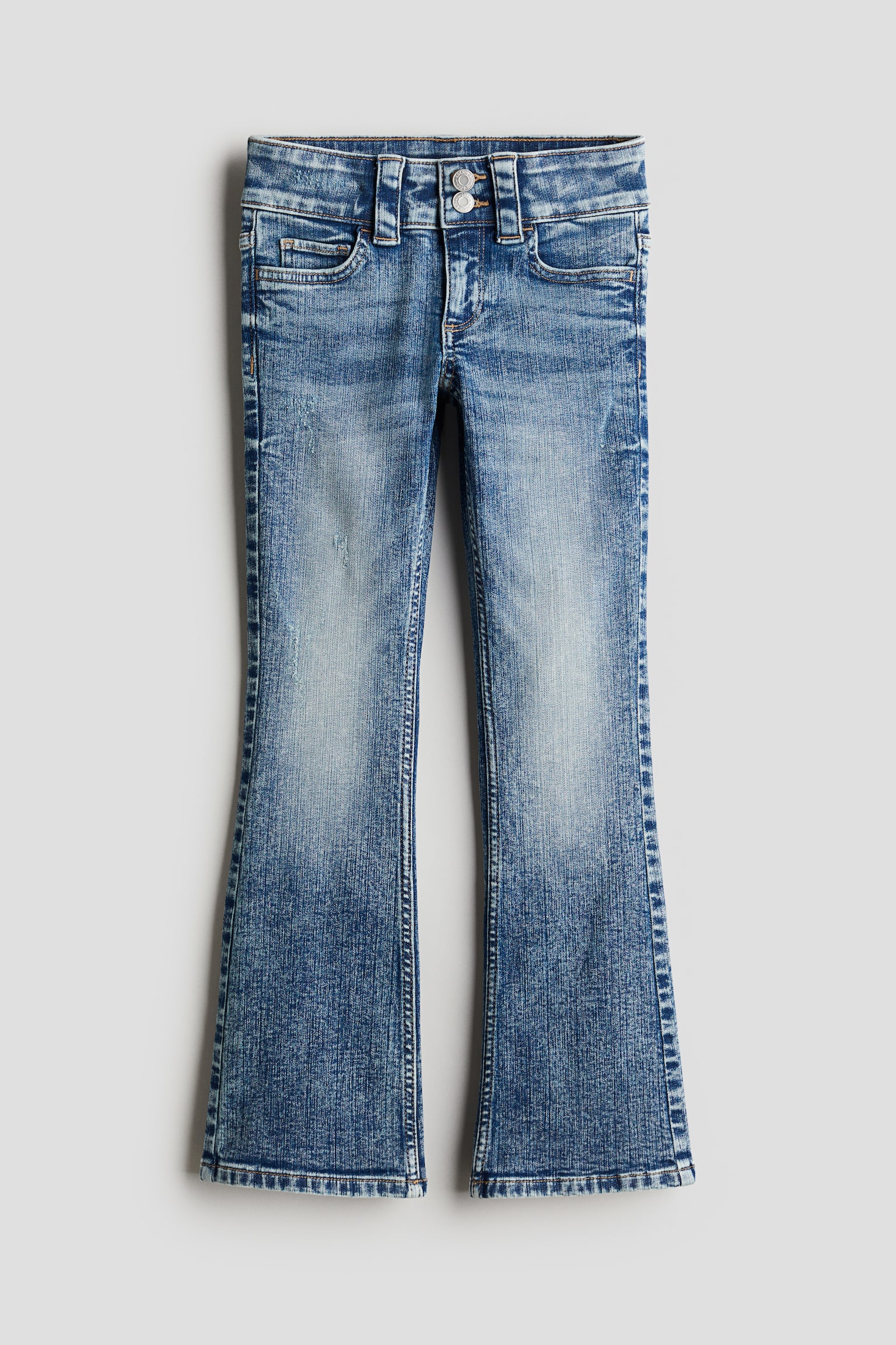 Bootcut Low Jeans - Denim blue/Denim blue/Light denim blue/Denim black/Black - 1