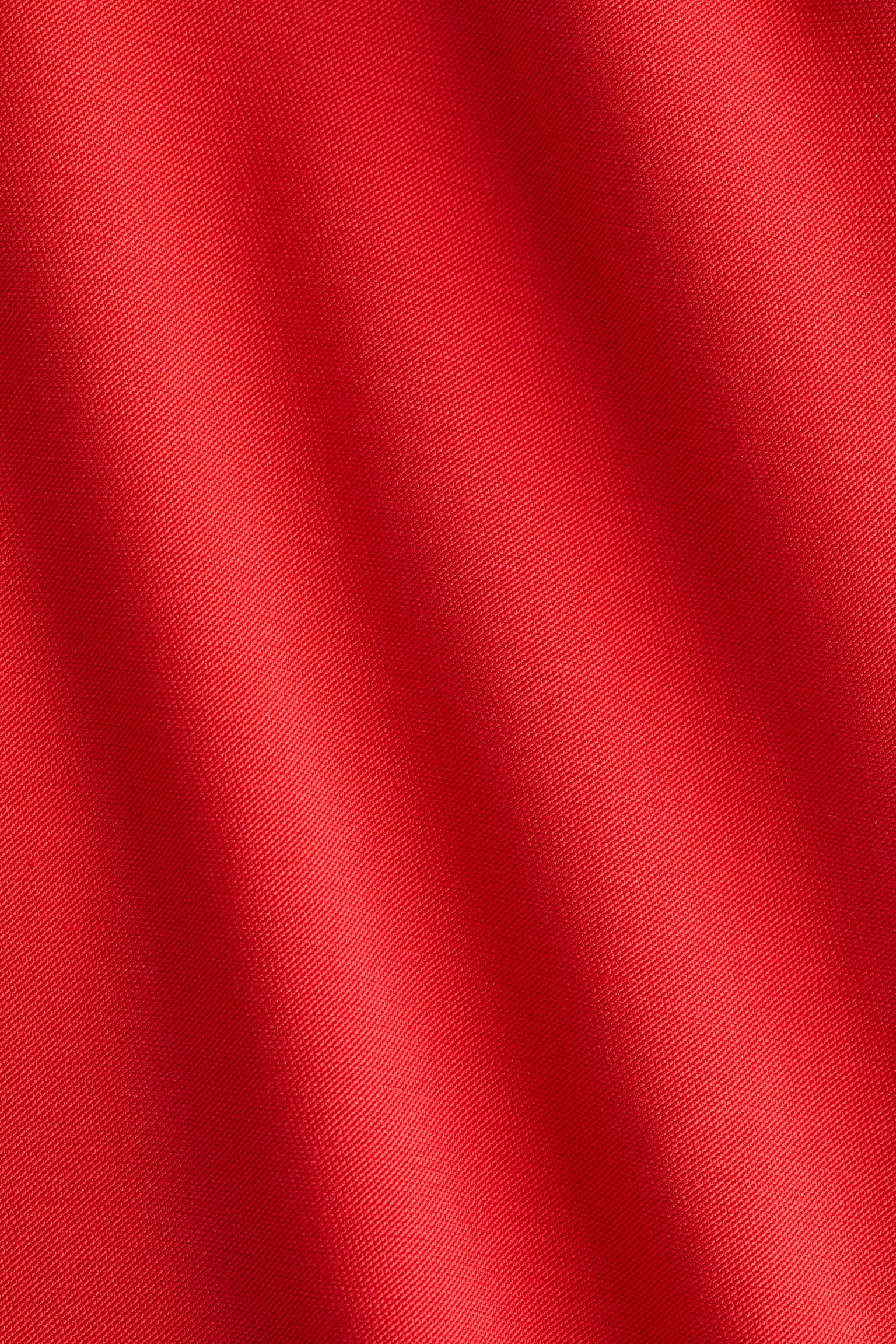 Blouse asymétrique avec cape - Rouge vif - 3
