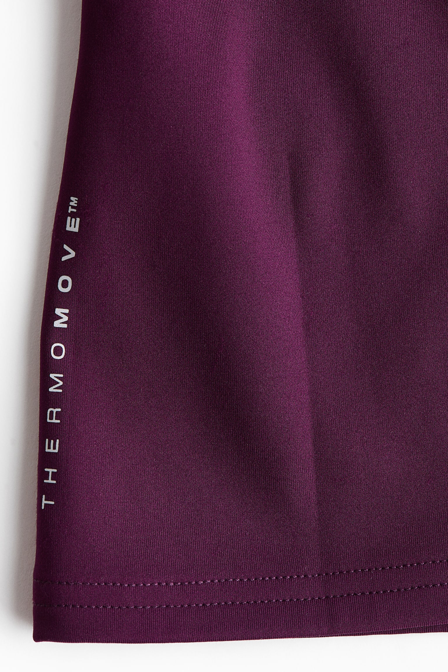 Детский топ H&M Move Warm Mid-Layer Soccer Jersey with ThermoMove™, цвет: Сиреневый сливовый — фото 9