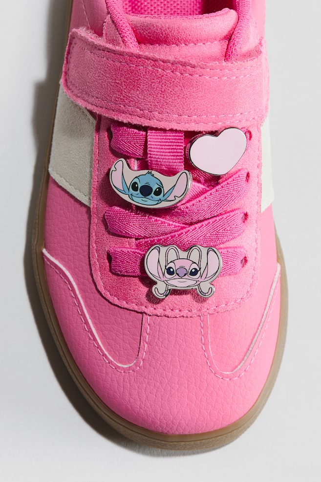 Motif-Detail Sneakers-Pink/Lilo & Stitch - 3