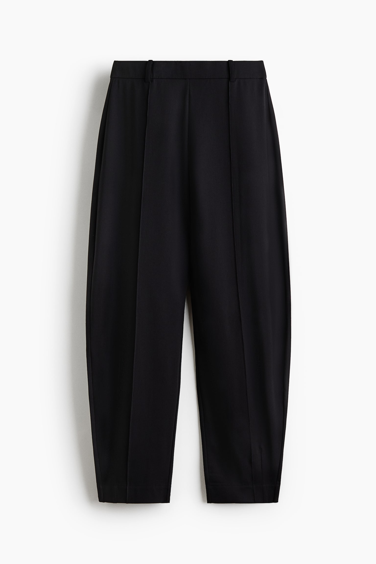 Jersey barrel trousers - Black/Navy blue/Dark brown - 1