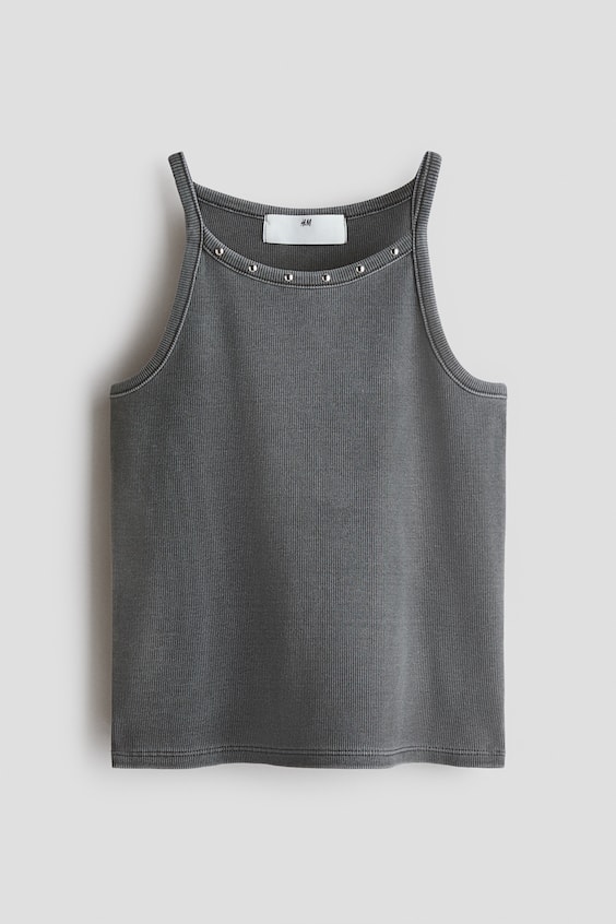 Детские топы H&M Ribbed Cotton Tank Top