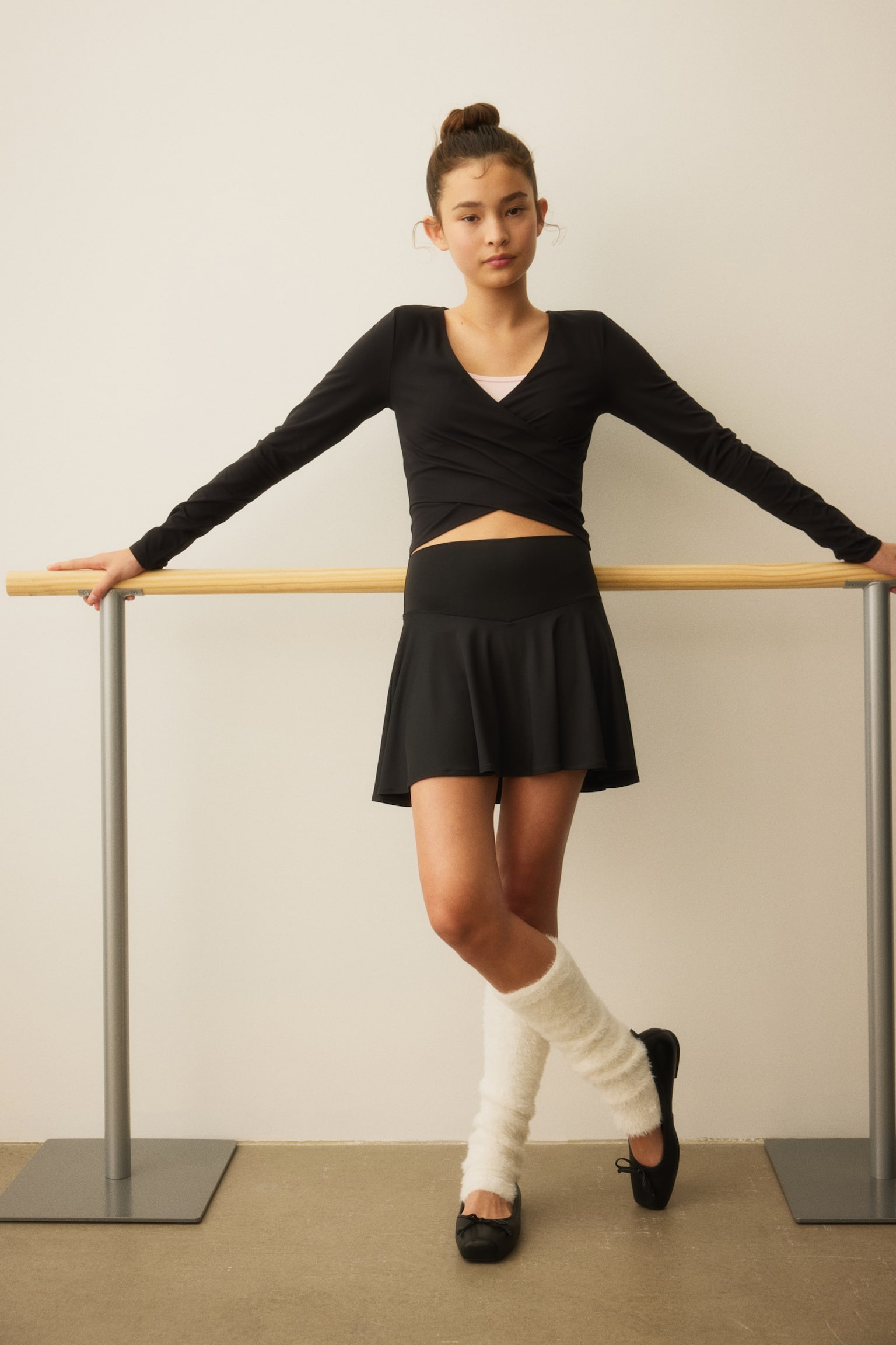 Tenisová sukně DryMove™ - Černá/Světle růžová - 2