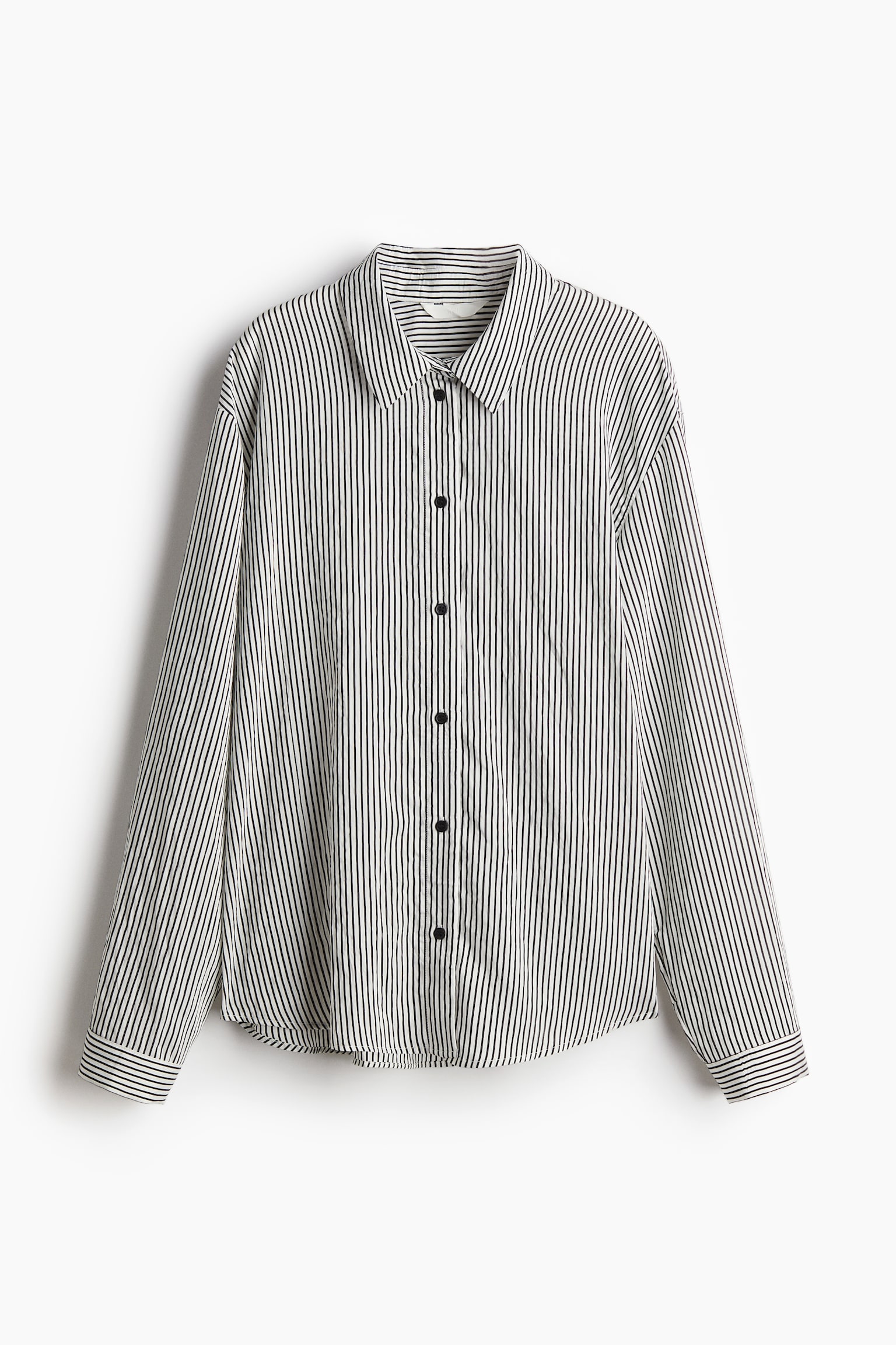 Regular-fit shirt - White/Black striped/Light blue/Striped - 2