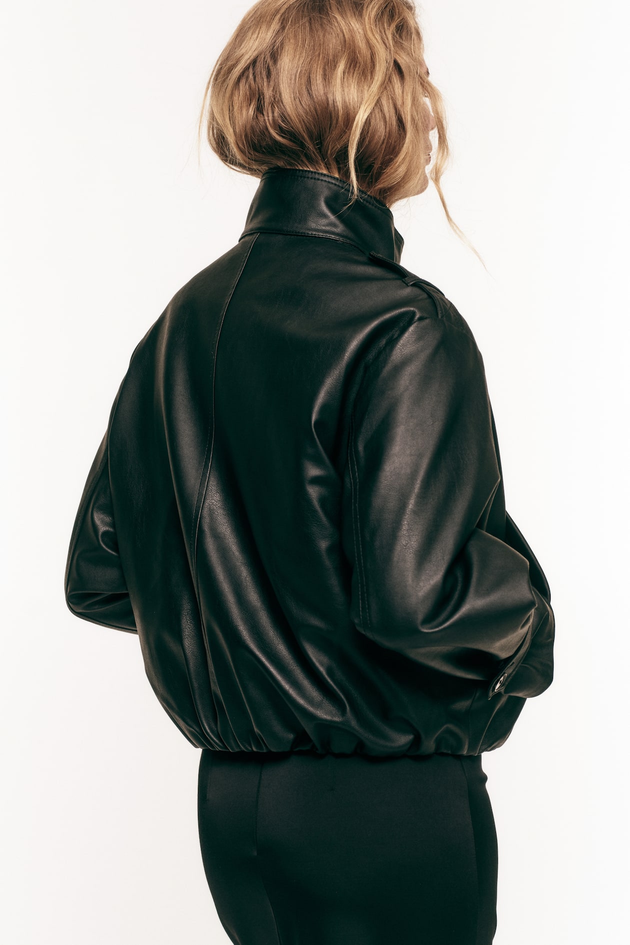 Oversized Coated Jacket - image 3