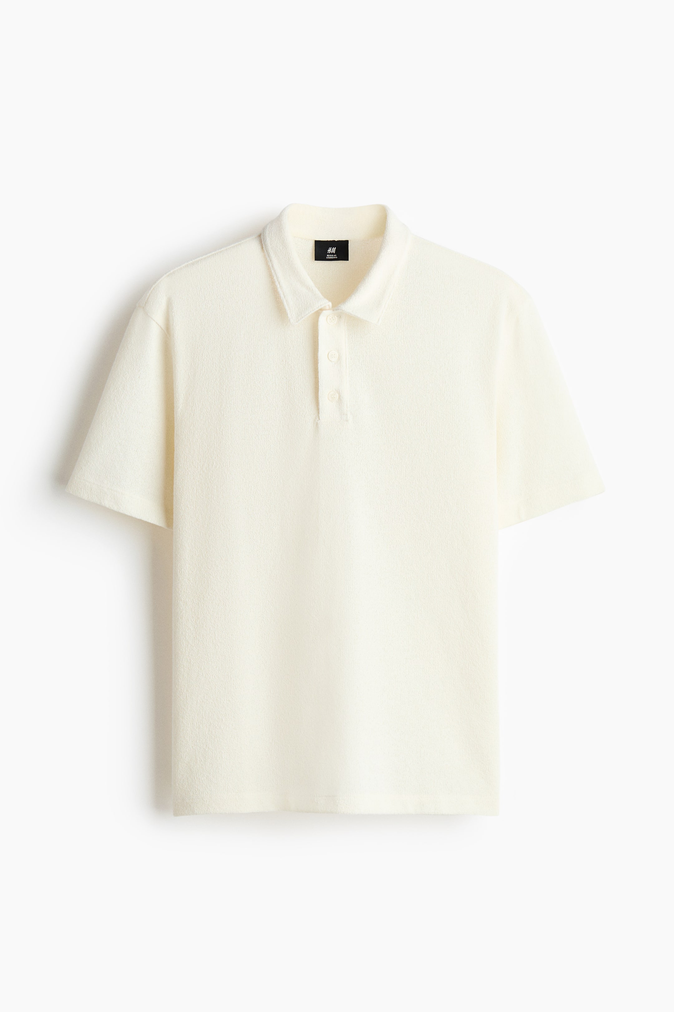Xem ảnh lớn hơn: Áo polo Regular Fit - Màu kem - Men | H&M VN 5