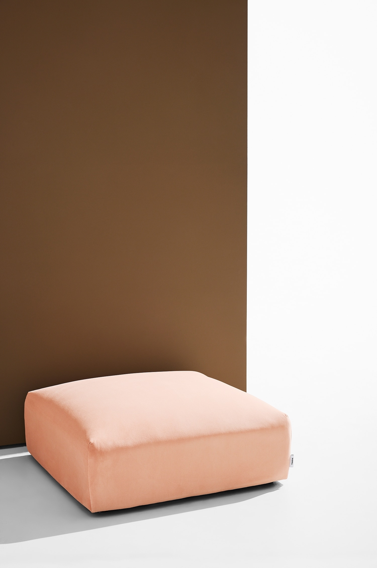 Wenju Puf - Abrikosrosa/Offwhite/Brunt