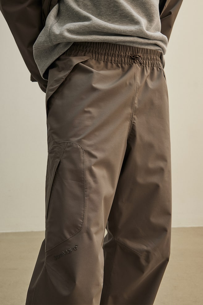 Pantalon de pluie unisexe StormMove™ - Taupe/Noir - 6
