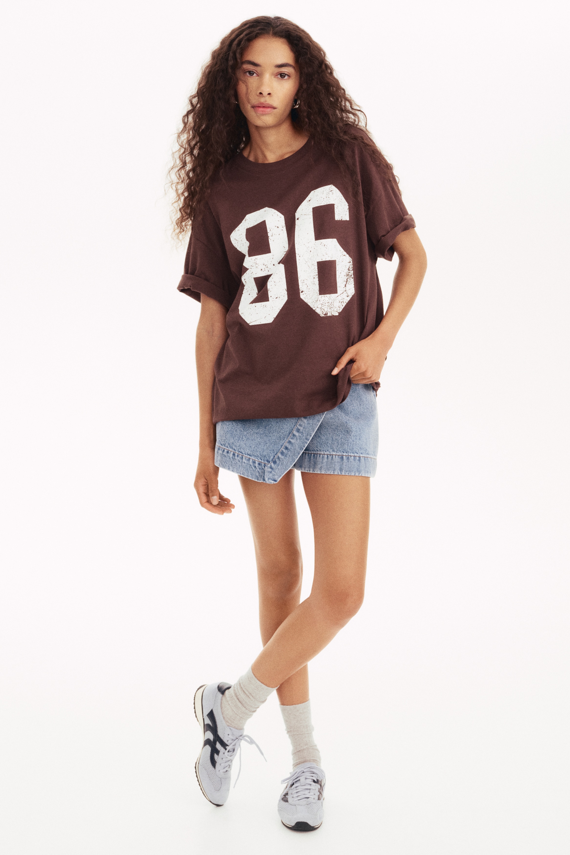 Oversized printed T-shirt
