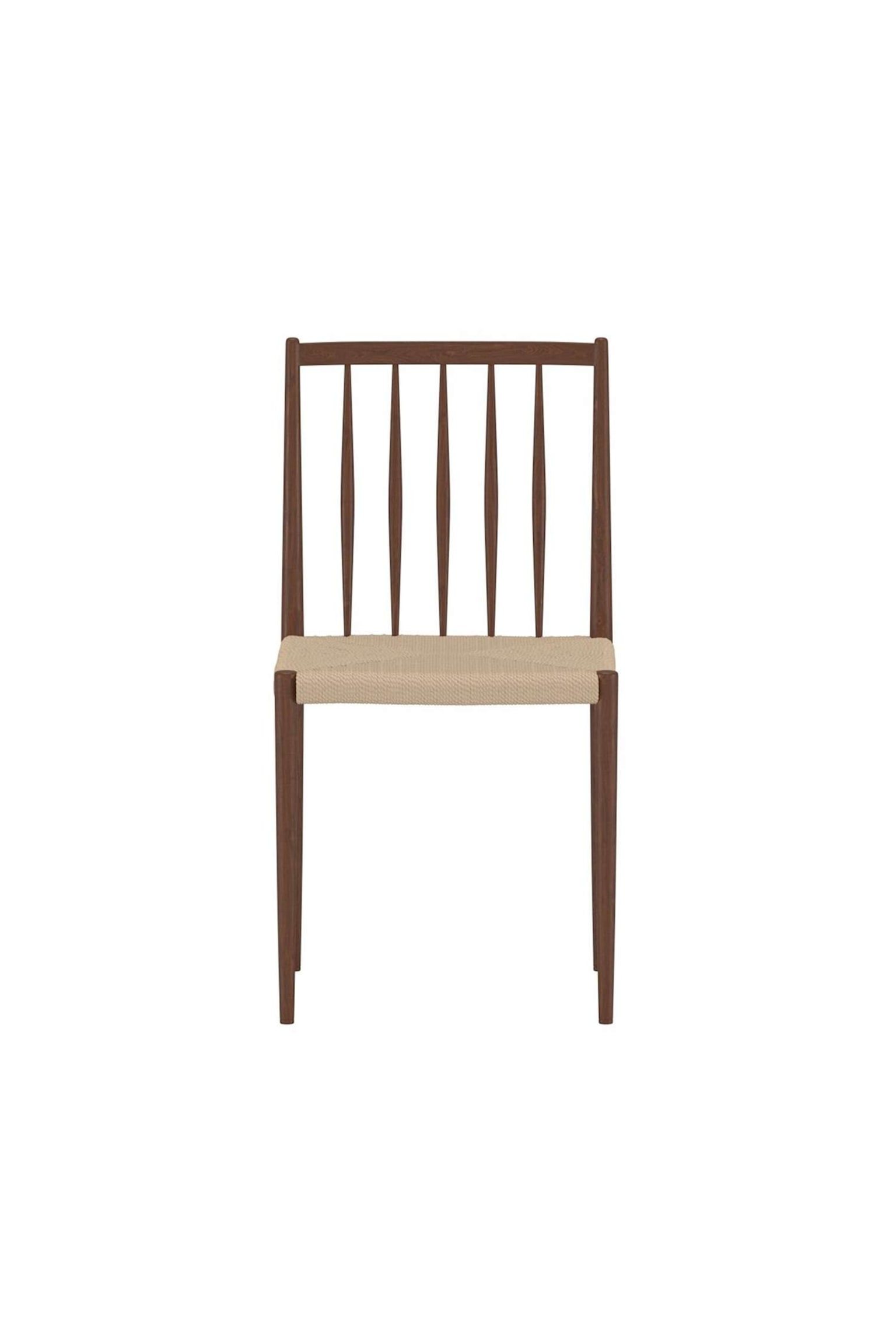 Chaise Enes Lot De 2 - Corde, Moka - 1