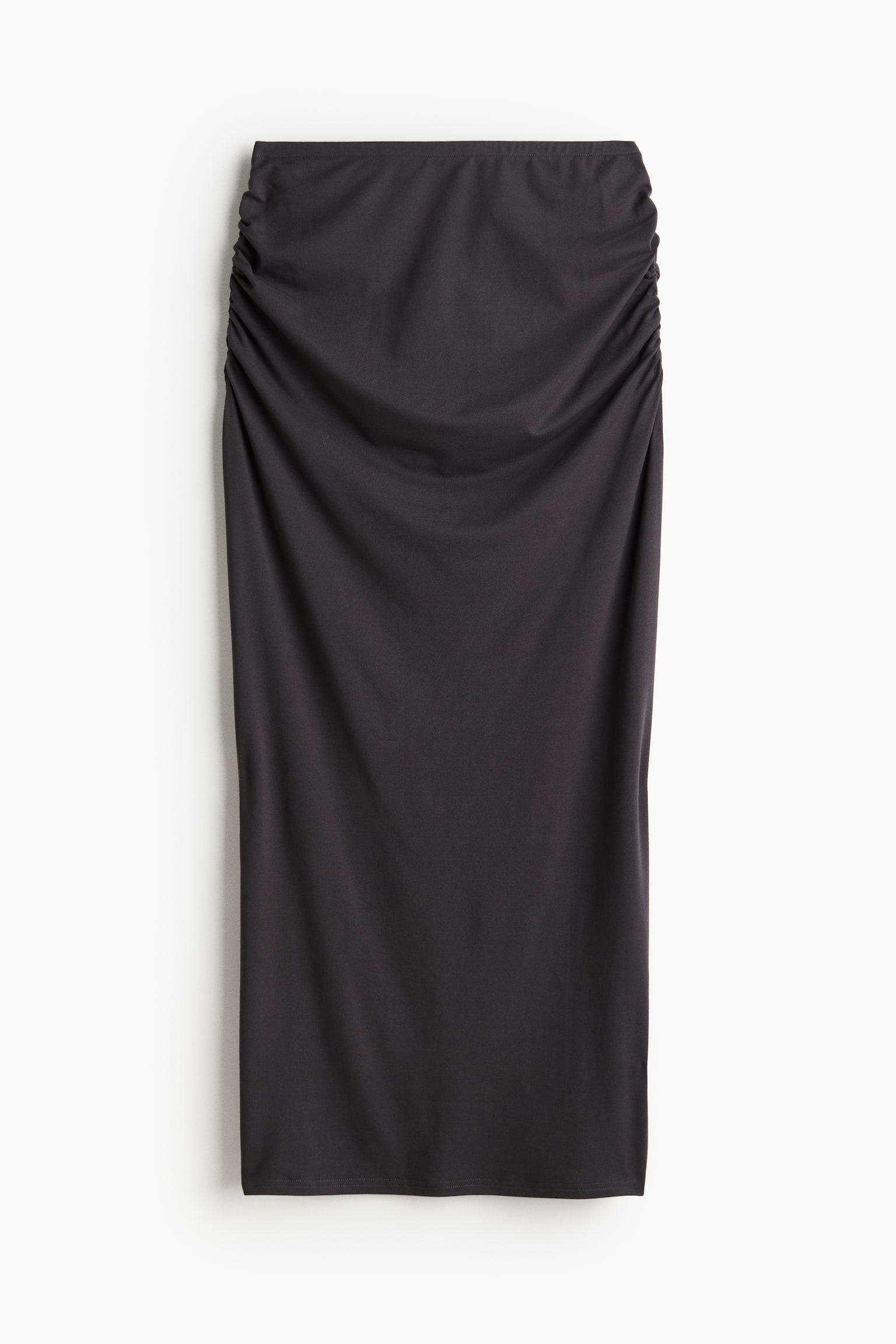 Gathered maxi skirt - Dark grey/Black - 2