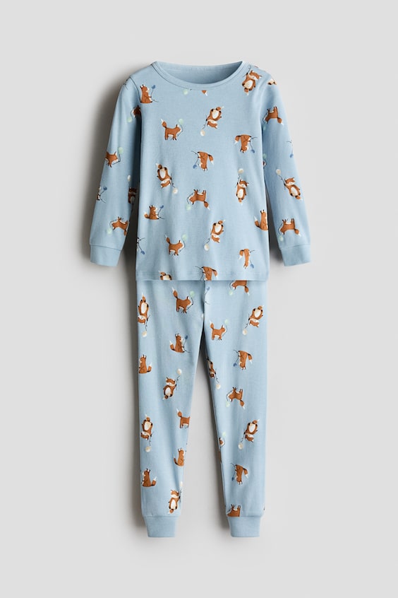 Детская пижама H&M Snug-Fit с принтом