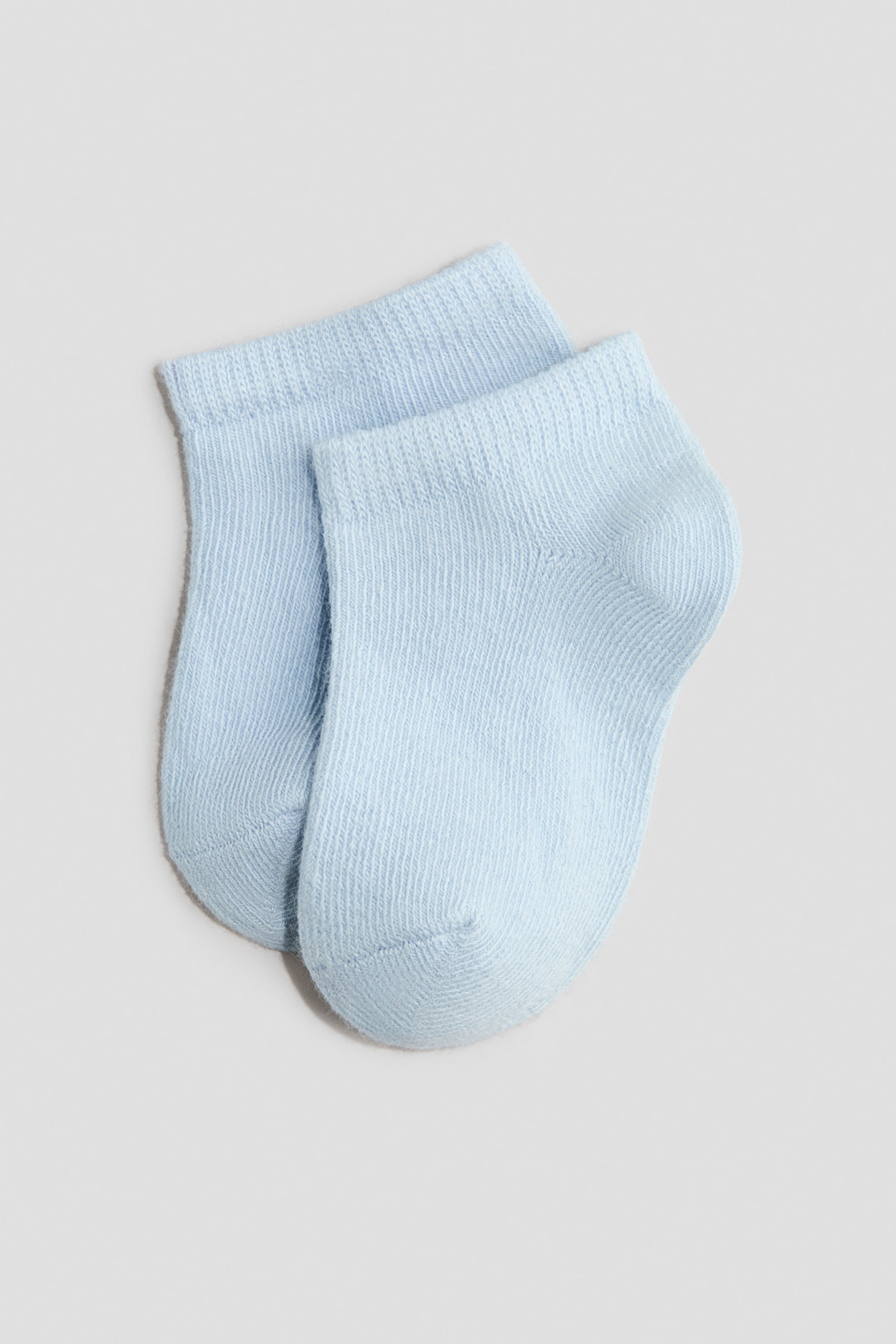 5-pack trainer socks - Blue/White/Green/White/Light purple/Pink/White/Dark blue/Blue/Yellow/Turquoise/Black/White/Light grey/White/Pink/Light grey/Turquoise/Light blue - 3