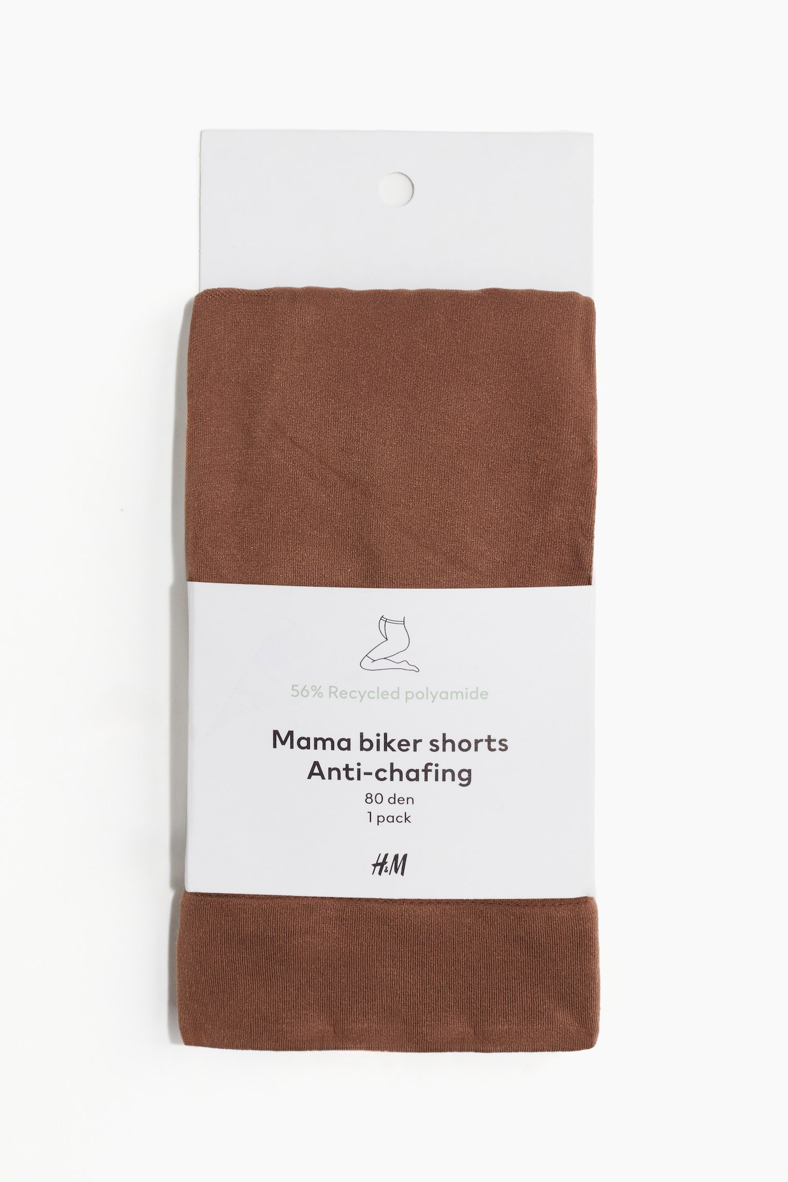 MAMA Anti-chafing biker shorts - Brown/Black/Dark beige - 1