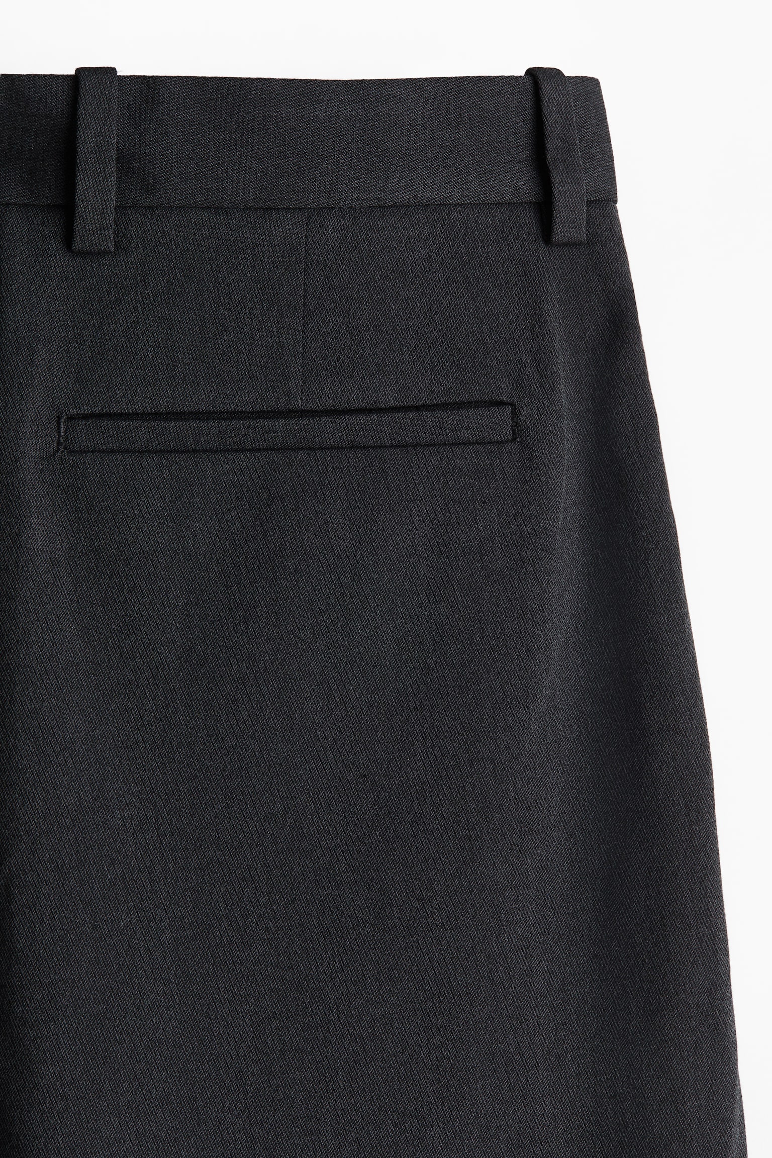Мужские брюки H&M Loose-Fit Tailored, цвет: Чёрный — фото 5