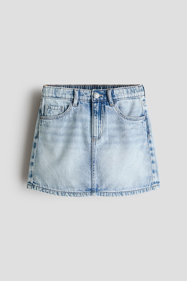 Jeanskjol - Ljus denimblå/Rosa/Ljus denimgrå/Crèmevit/Polkaprickig/Rosa/Mörk denimblå - 1