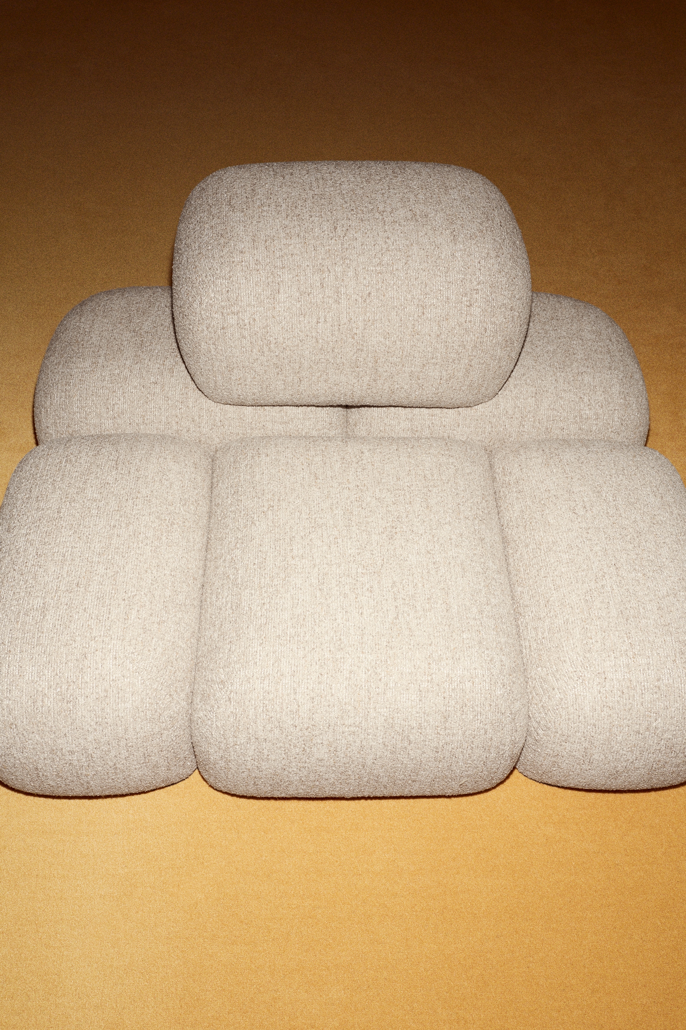 Soluna Loungesessel - Hellbeige