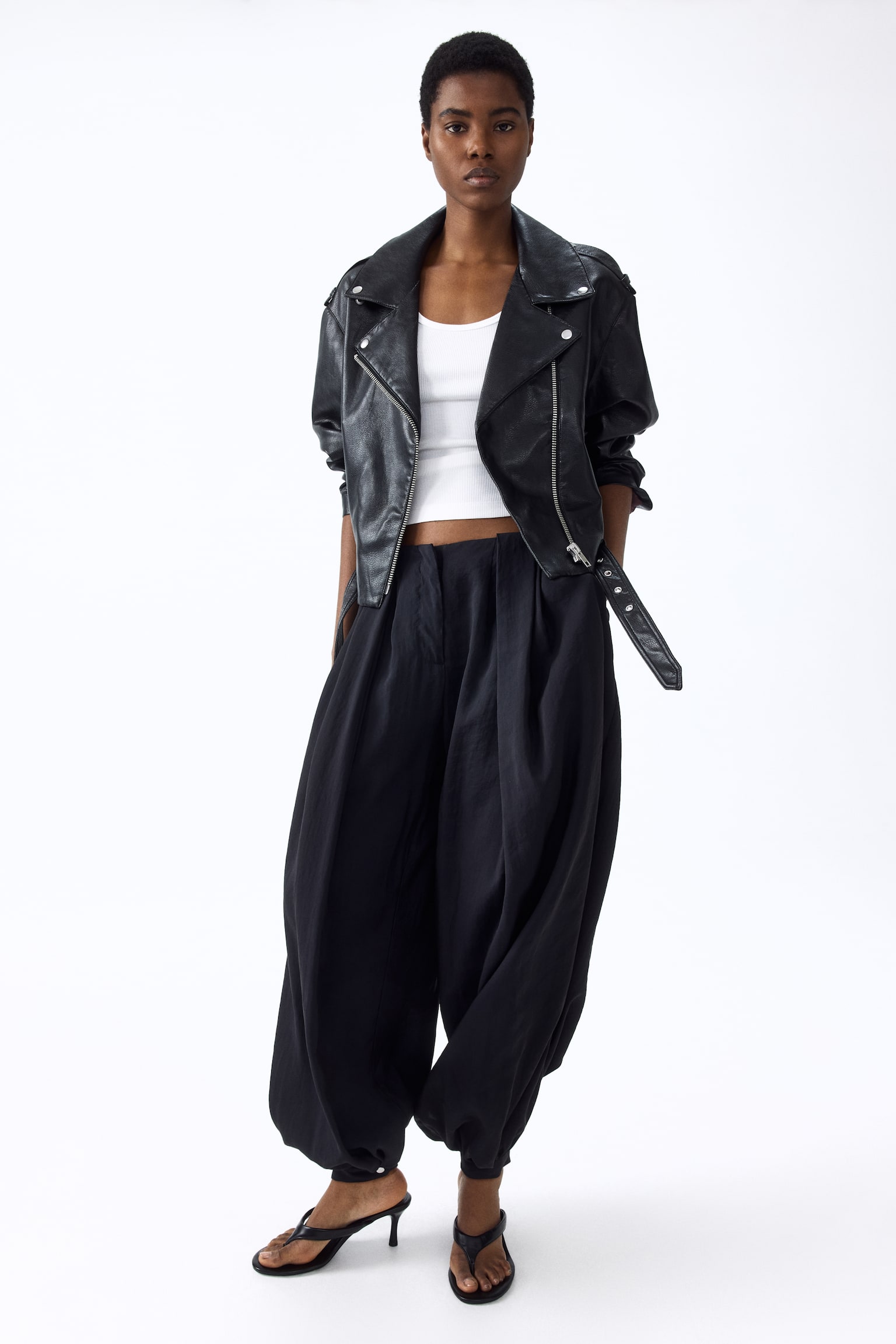 Coated biker jacket - 6