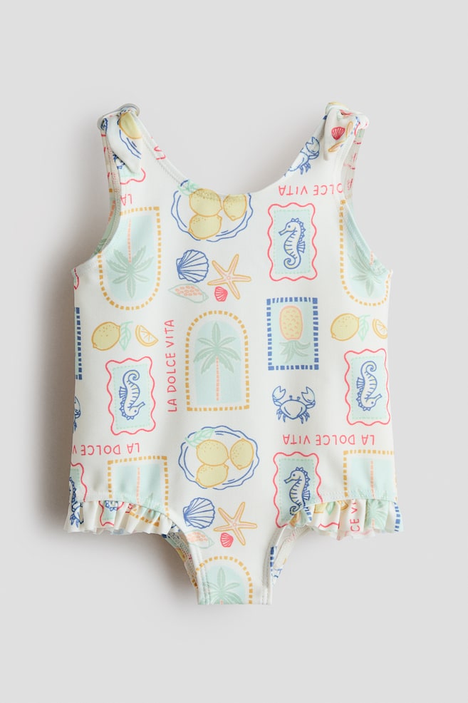 Traje de baño estampado - Crema/La Dolce Vita - 1