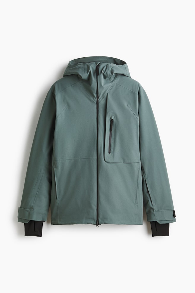Ski Jacket with StormMove™ - Dusty green/Light beige/Brown - 1