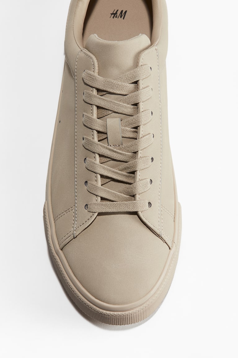 H&M Regular Fit Rib-knit T-shirt — Trainers