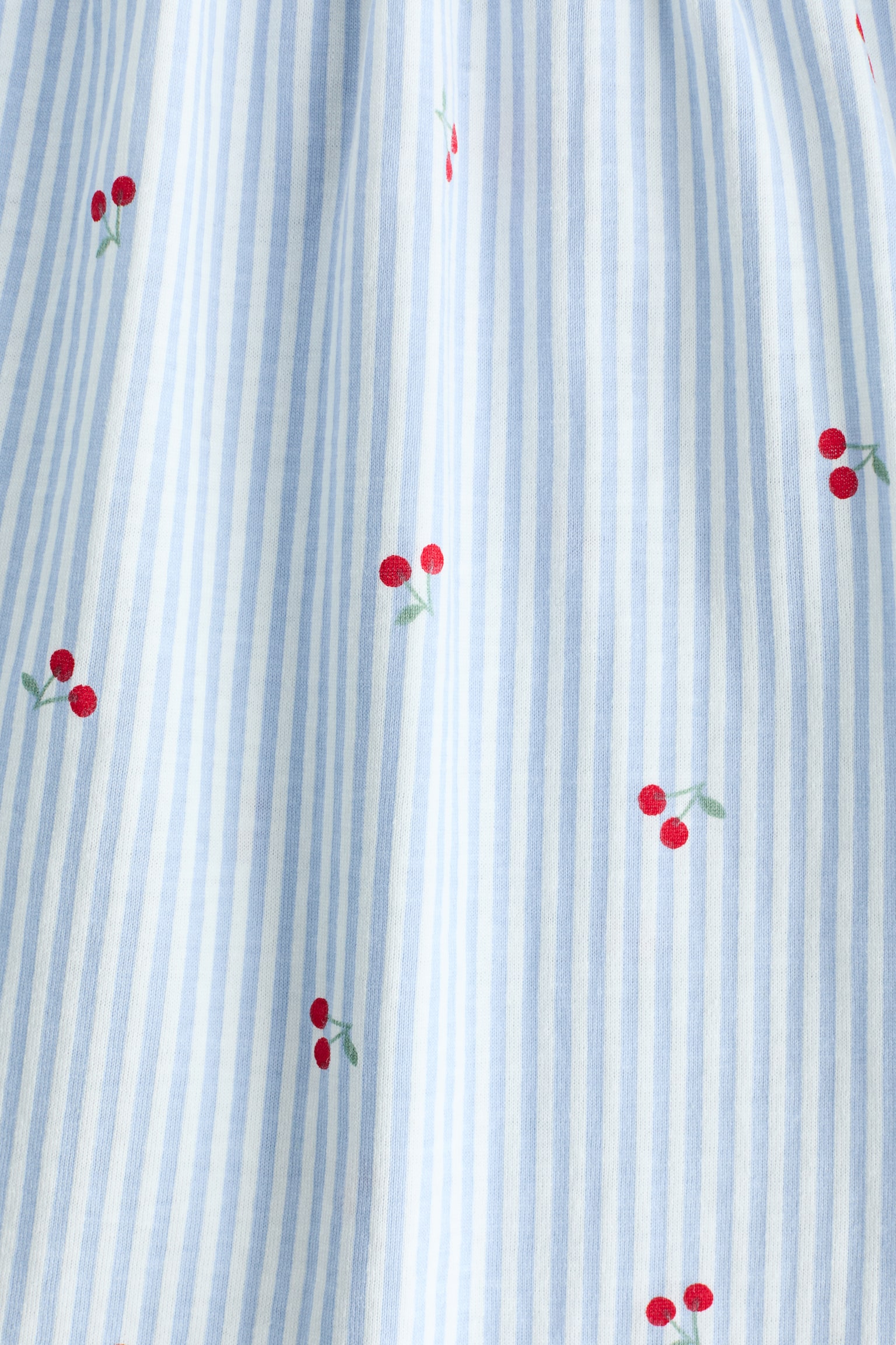 Rochie de bumbac cu motive - Albastru-deschis/dungi/Roz-deschis/căpșuni/Bej/imprimeu leopard/Verde-deschis/inimi/Galben-deschis/Hello Sun/Roz-deschis/funde/Alb/pepeni verzi/Albastru-deschis/fluturi/Galben/lămâi/Roz-piersică/fluturi/Roz-deschis/lebede/Roz/ananas - 2