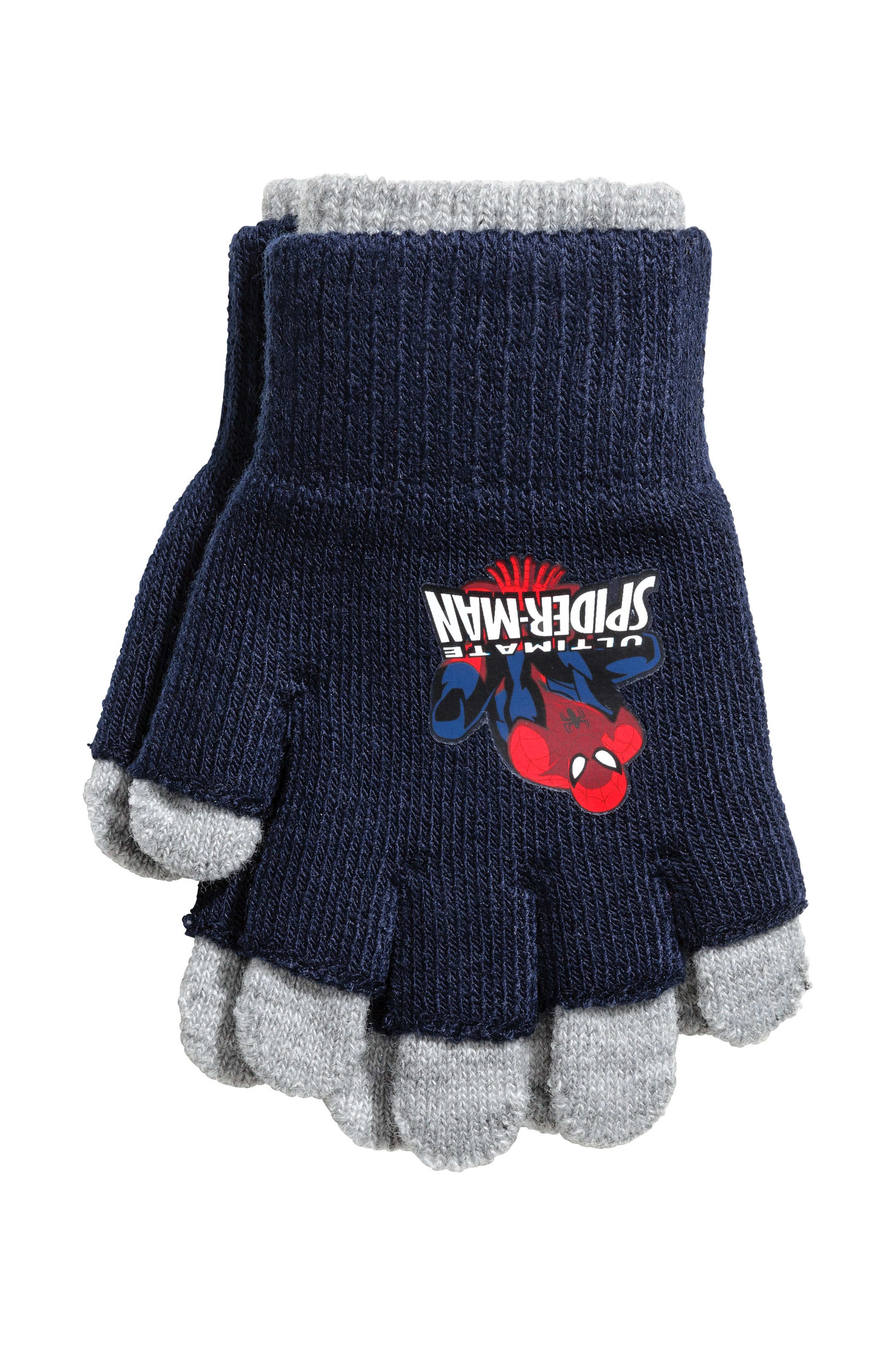 View larger image: Gloves/fingerless gloves - Dark blue/Spider-Man - Kids | H&M GB 1