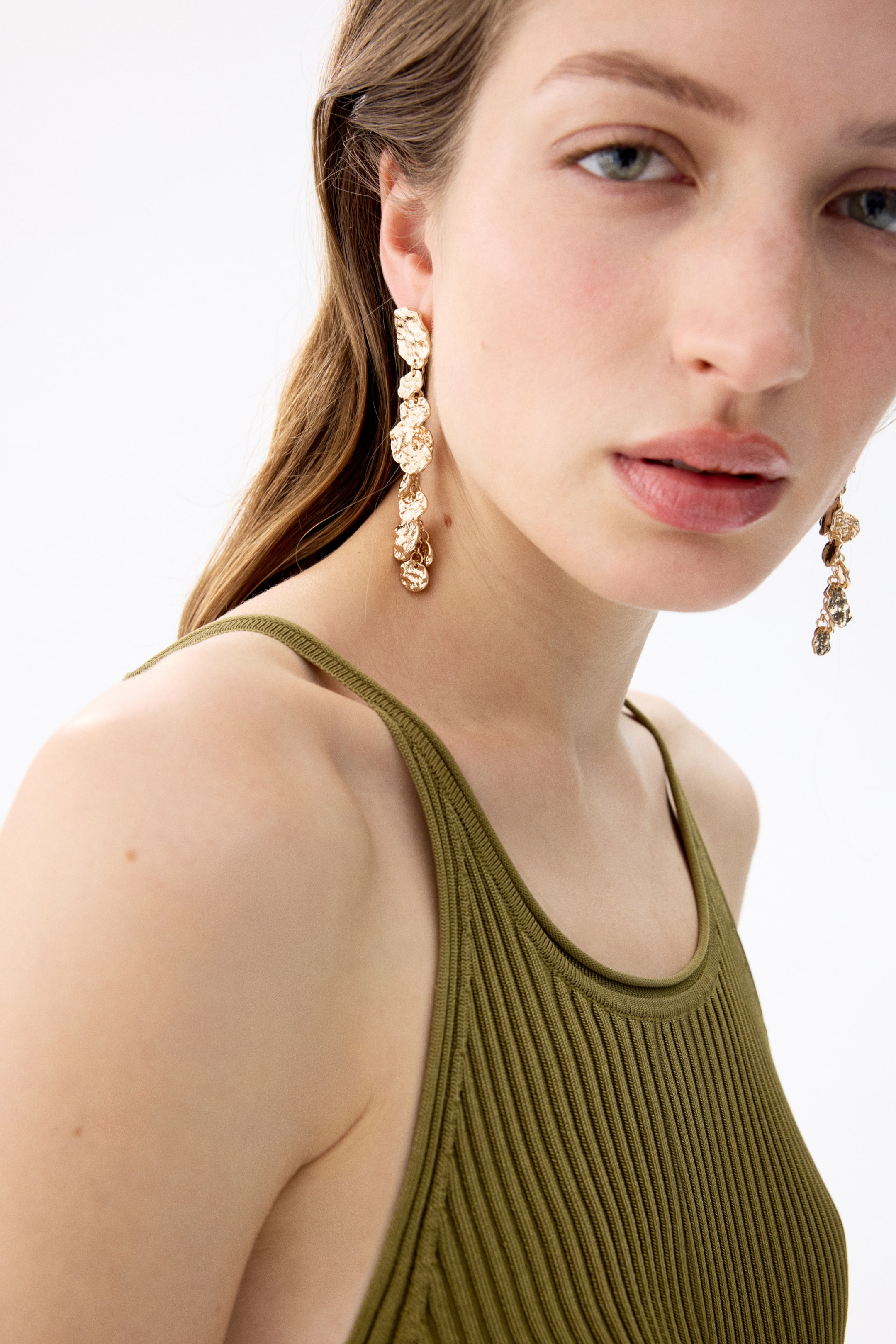Ampliar la imagen: Aretes largos - Dorado - Ladies | H&M MX 1