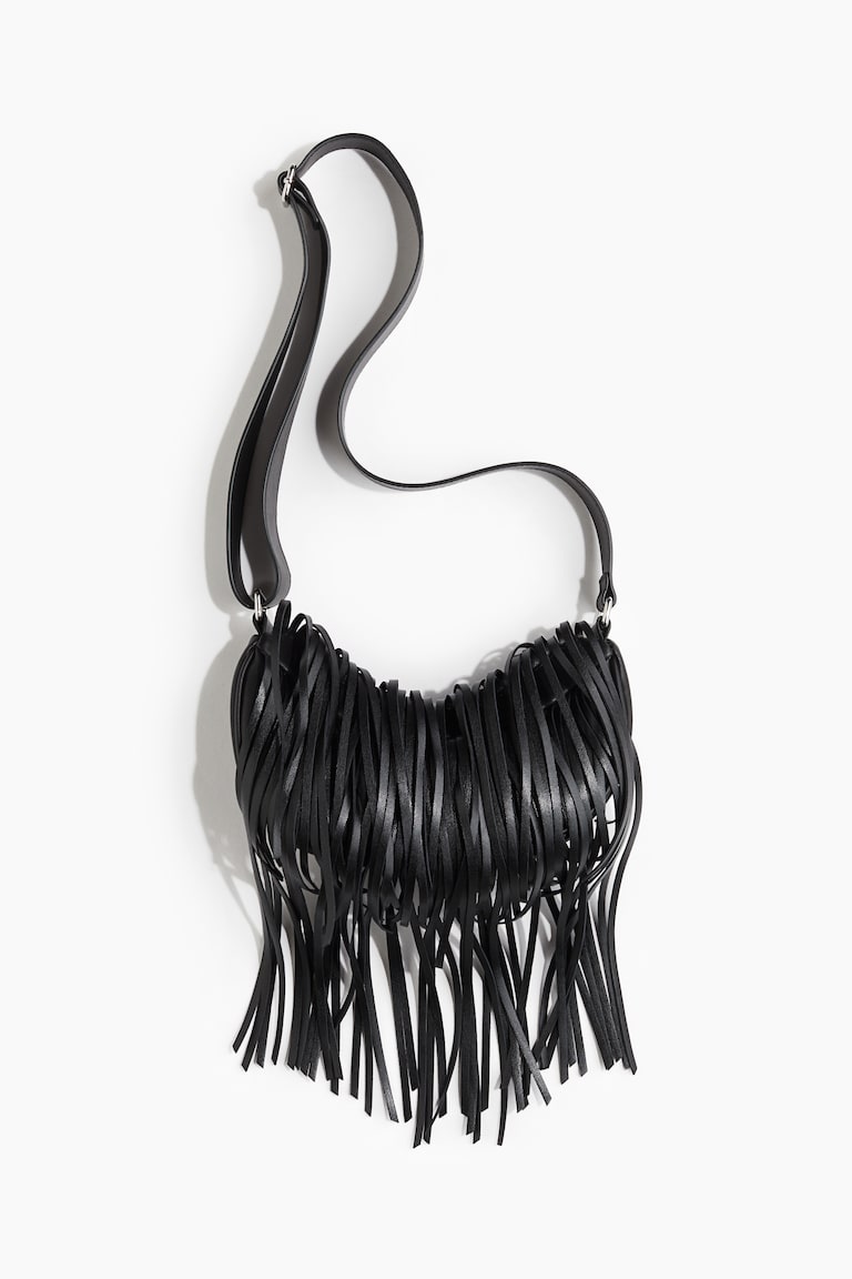 Fringed crossbody bag