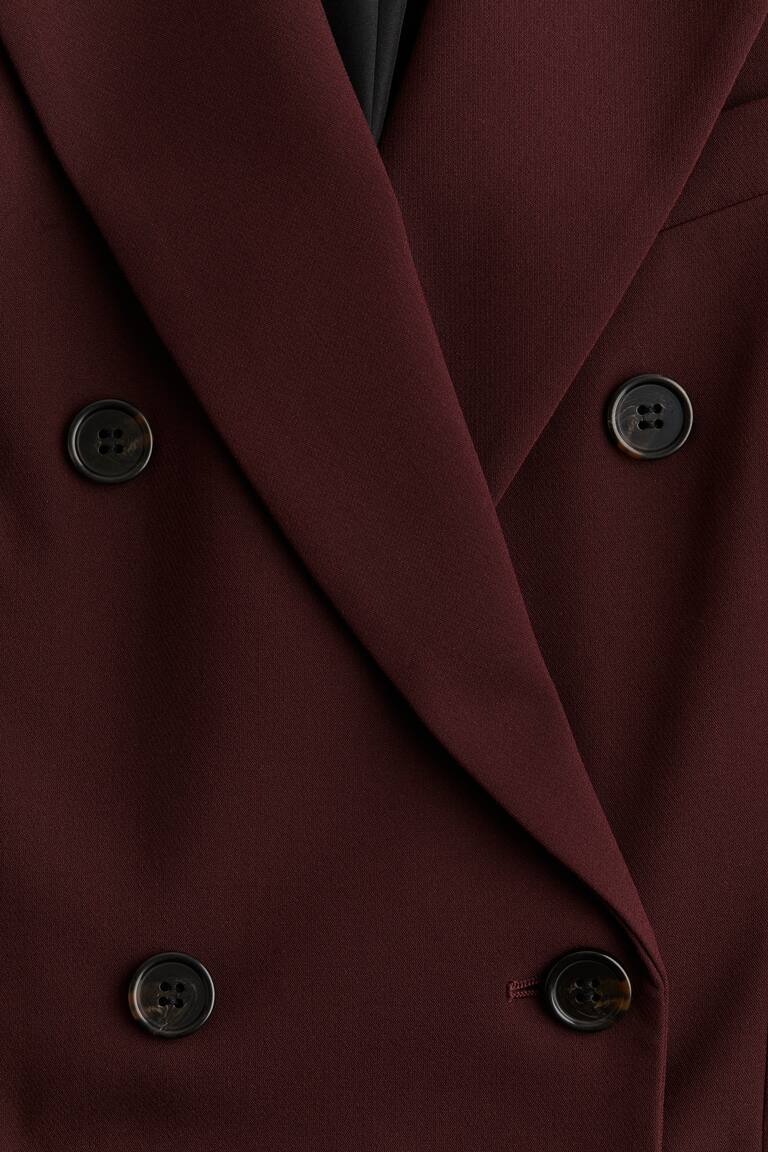 Blazer a doppio petto dalla linea sciancrata