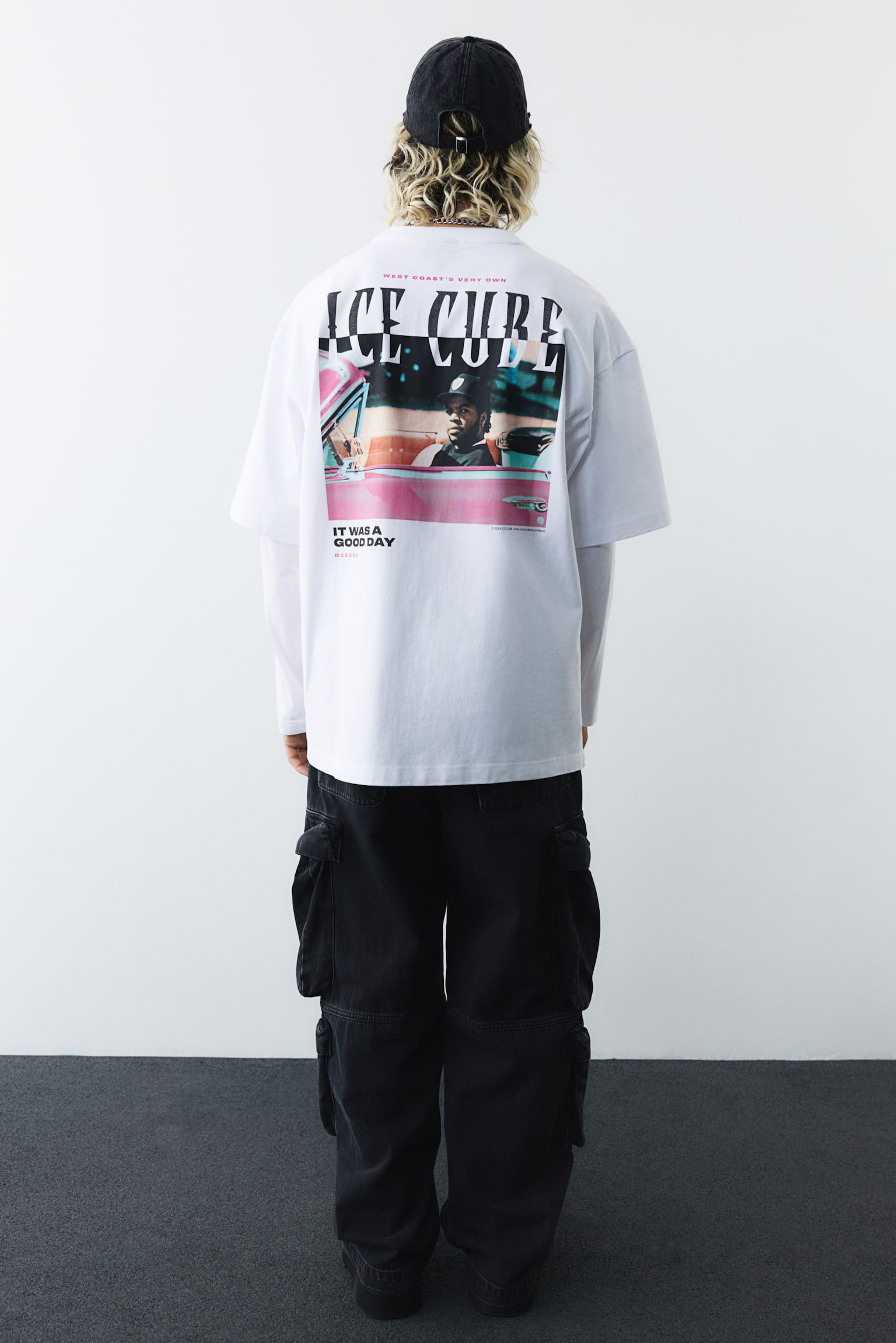 Oversized Fit Tee - White/Ice Cube/Black/Fender/White/Keith Haring/Black/Fender - 7