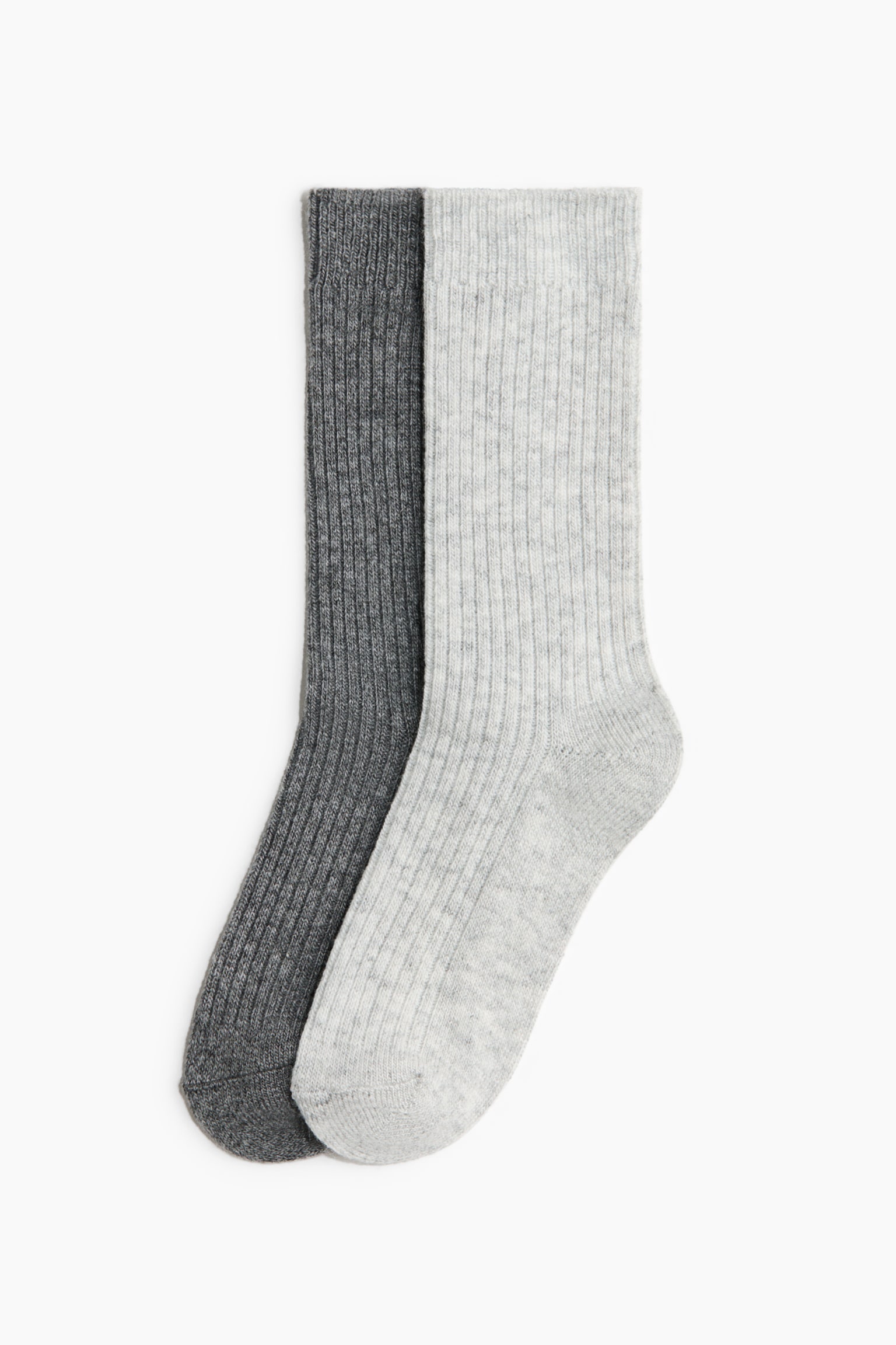 Pack de 2 calcetines en punto de canalé