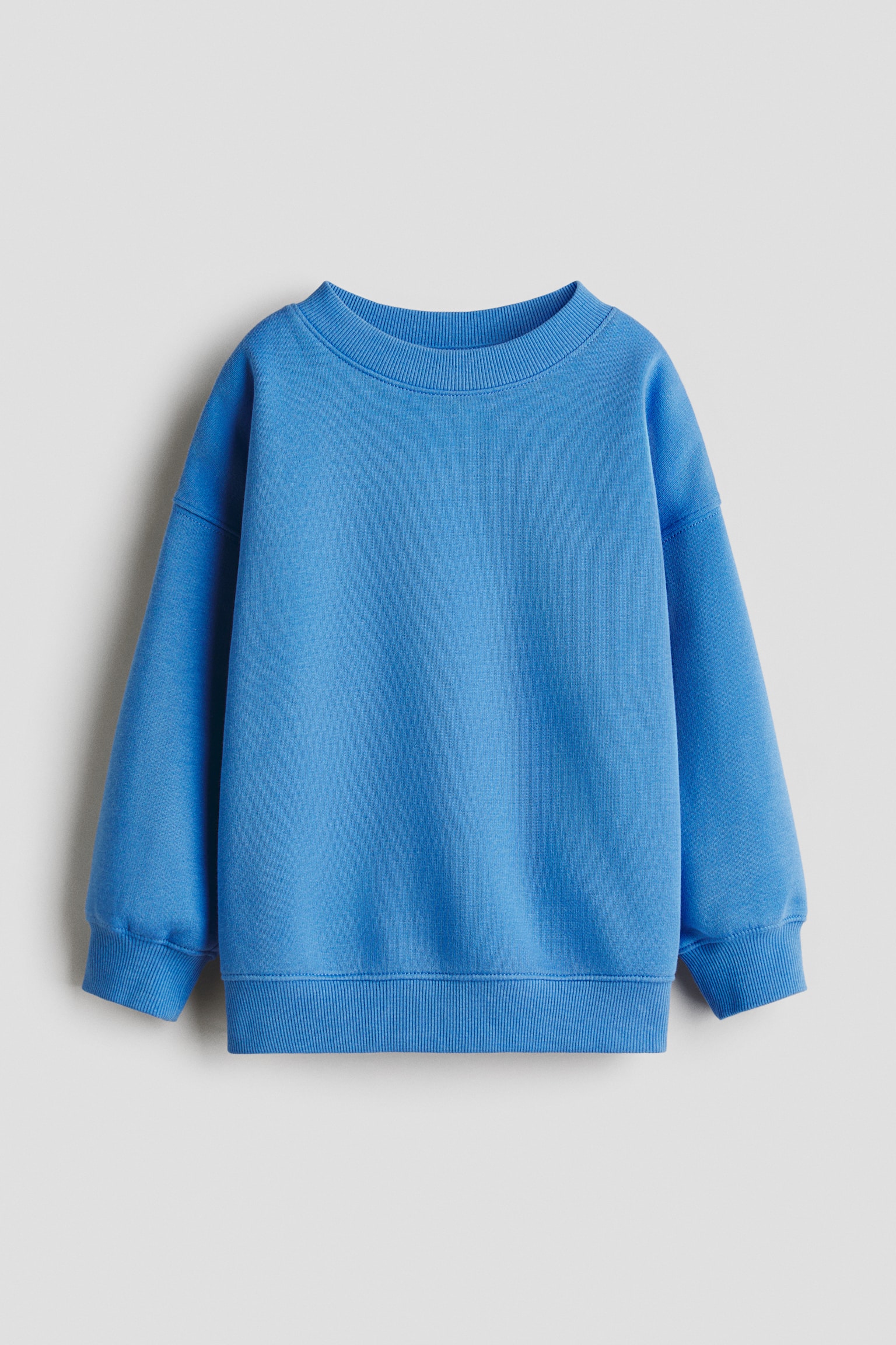 Oversized brushed-inside sweatshirt - Bright blue/Dark green/White/Red/Dark blue/White striped/Light turquoise/Dark green/Dark red/Navy blue/Black/Beige marl/Dusty blue/Dark grey