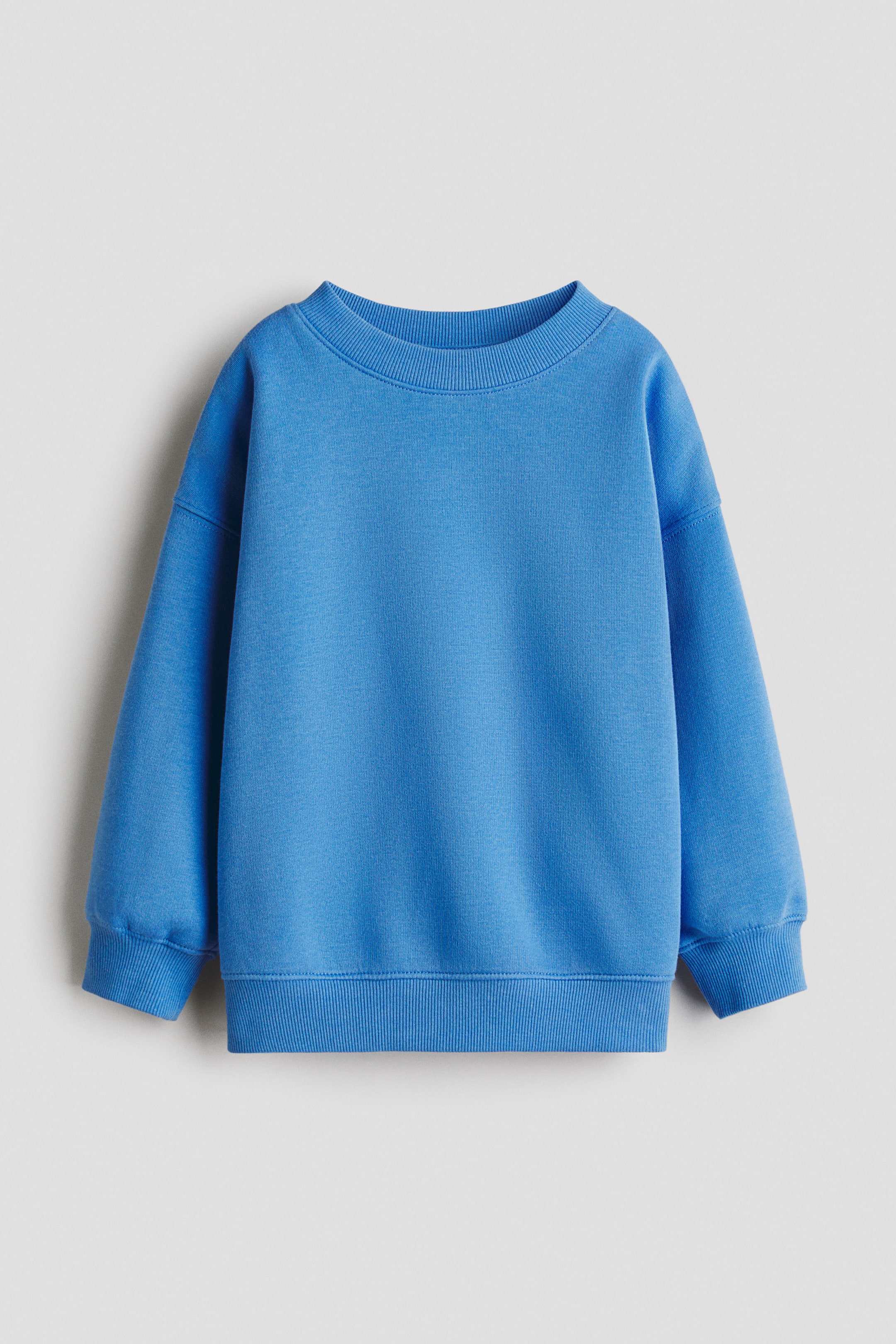 View larger image: Oversized brushed-inside sweatshirt - Bright blue - Kids | H&M IN 1