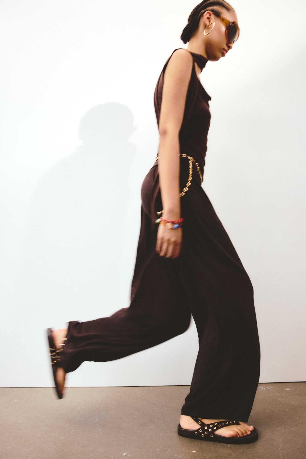 Gathered Viscose Pants - image 5