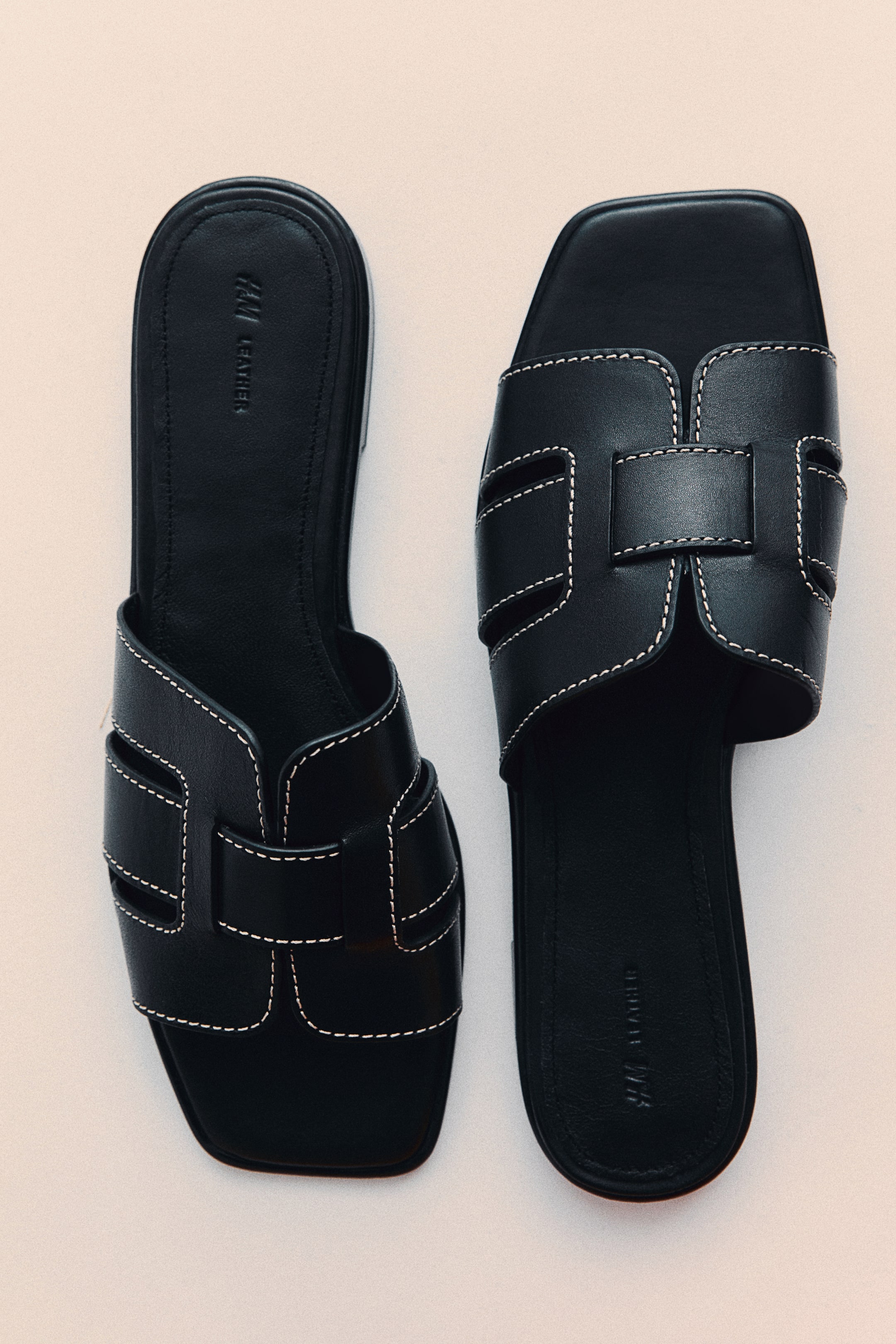 Leather Slides