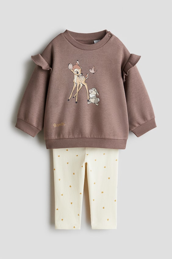 Детские топы H&M 2-Piece Printed Set
