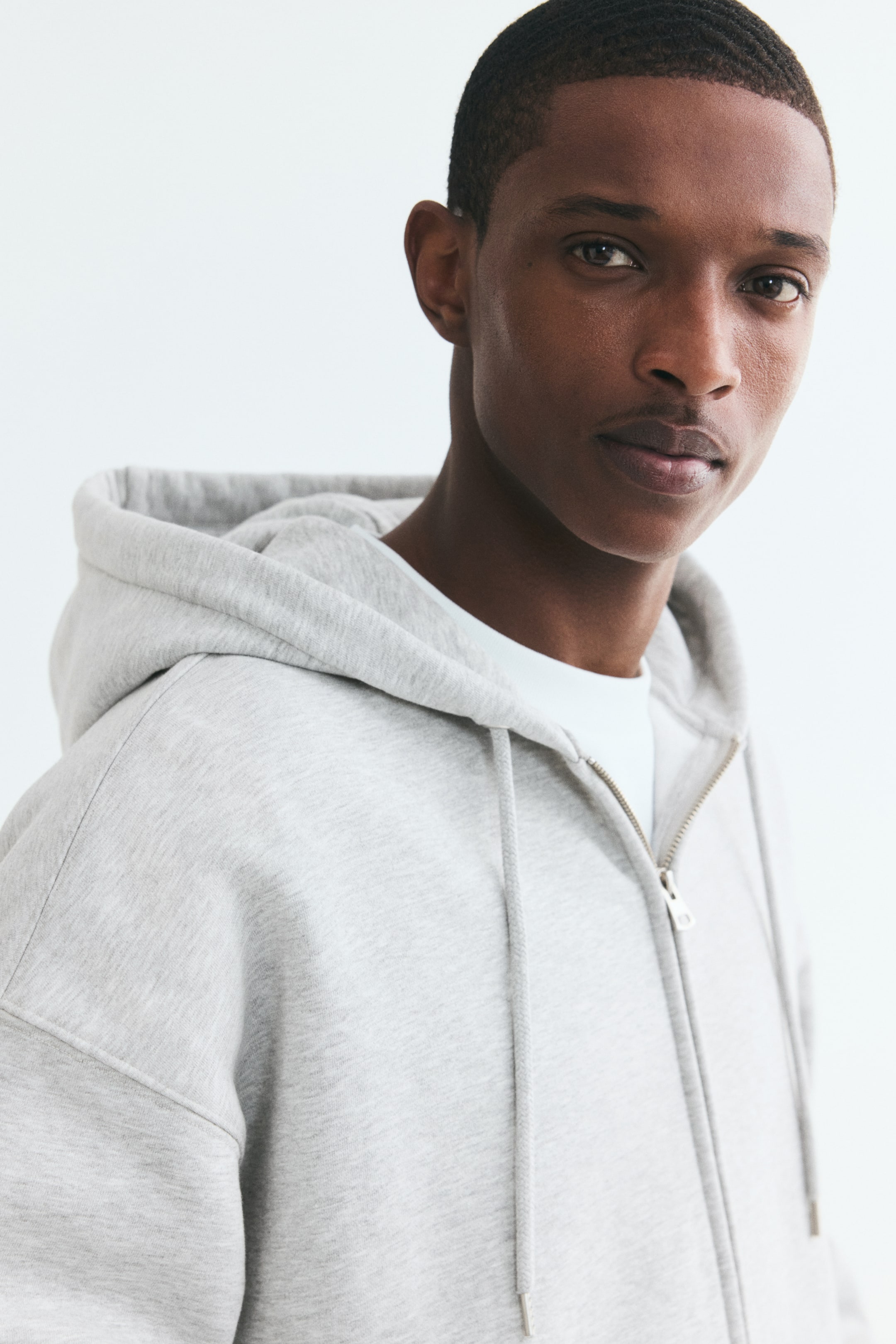 Oversized-Fit Hooded Jacket