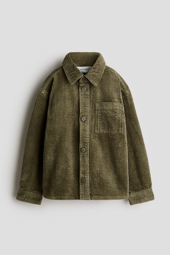 H&M Corduroy Cotton Overshirt