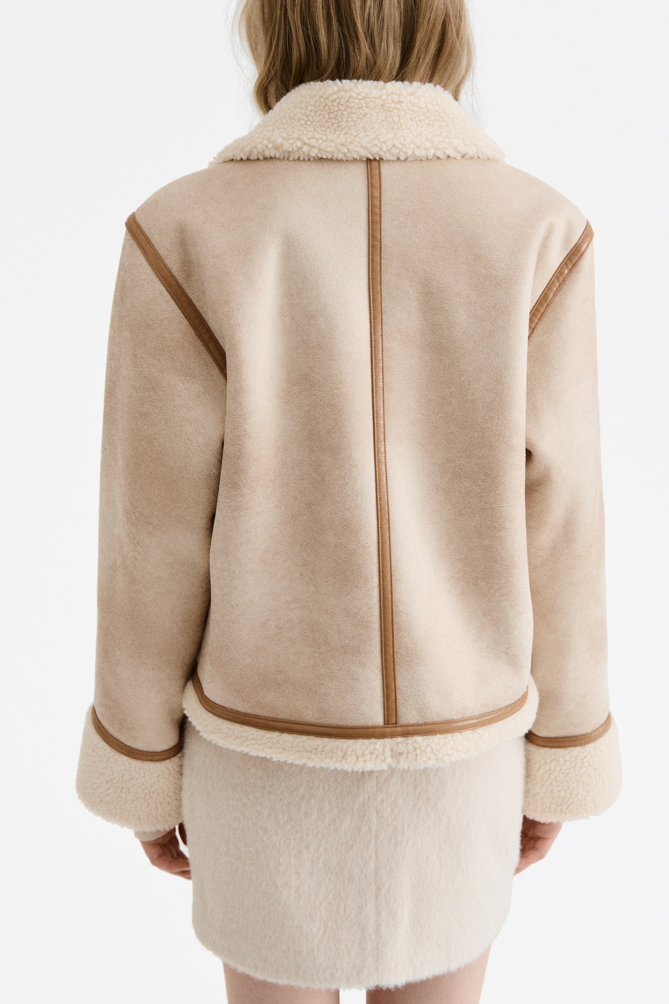 View larger image: Double-faced jacket - Light beige - Ladies | H&M GB 4
