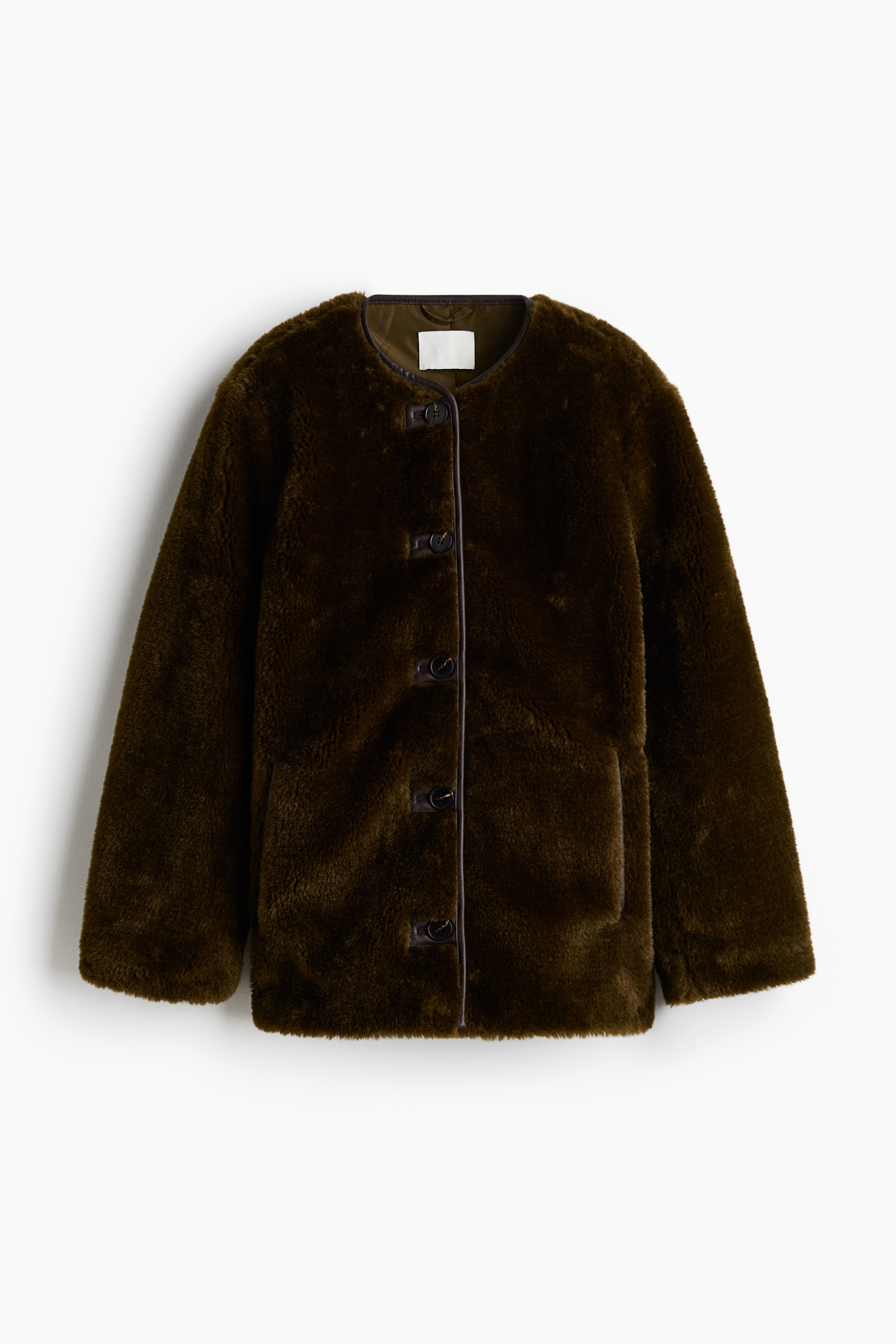 Giacca - Verde kaki scuro/Beige chiaro/Talpa