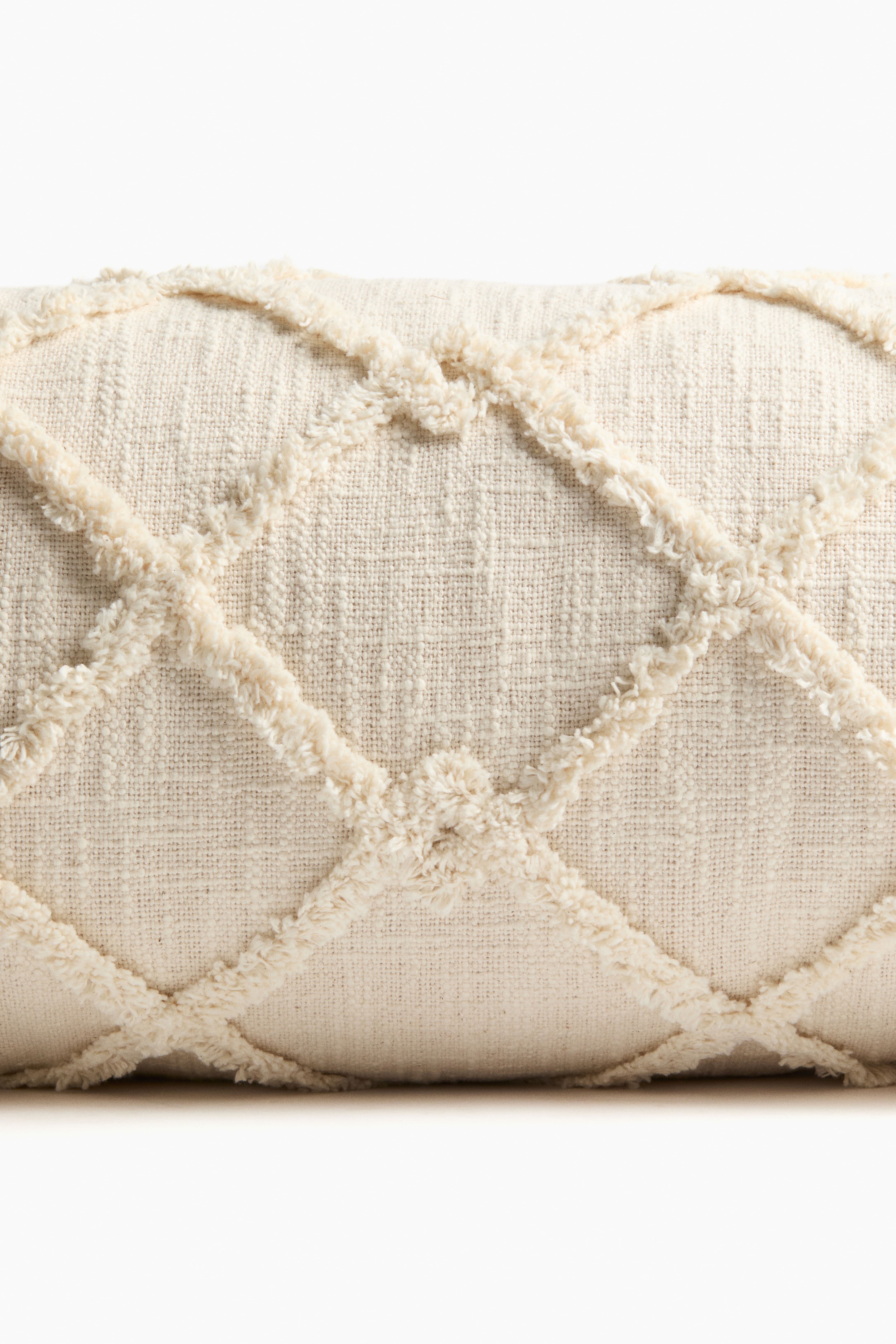 Tufted Cotton Bolster