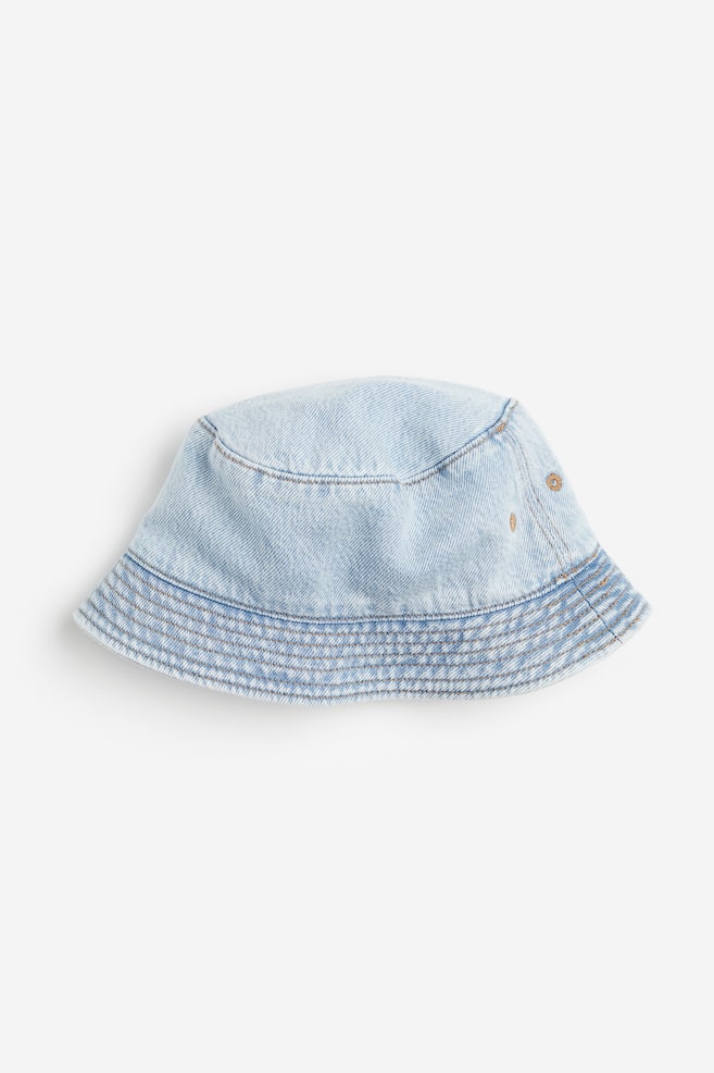 Bucket Hat aus Denim - Helles Denimblau - 1