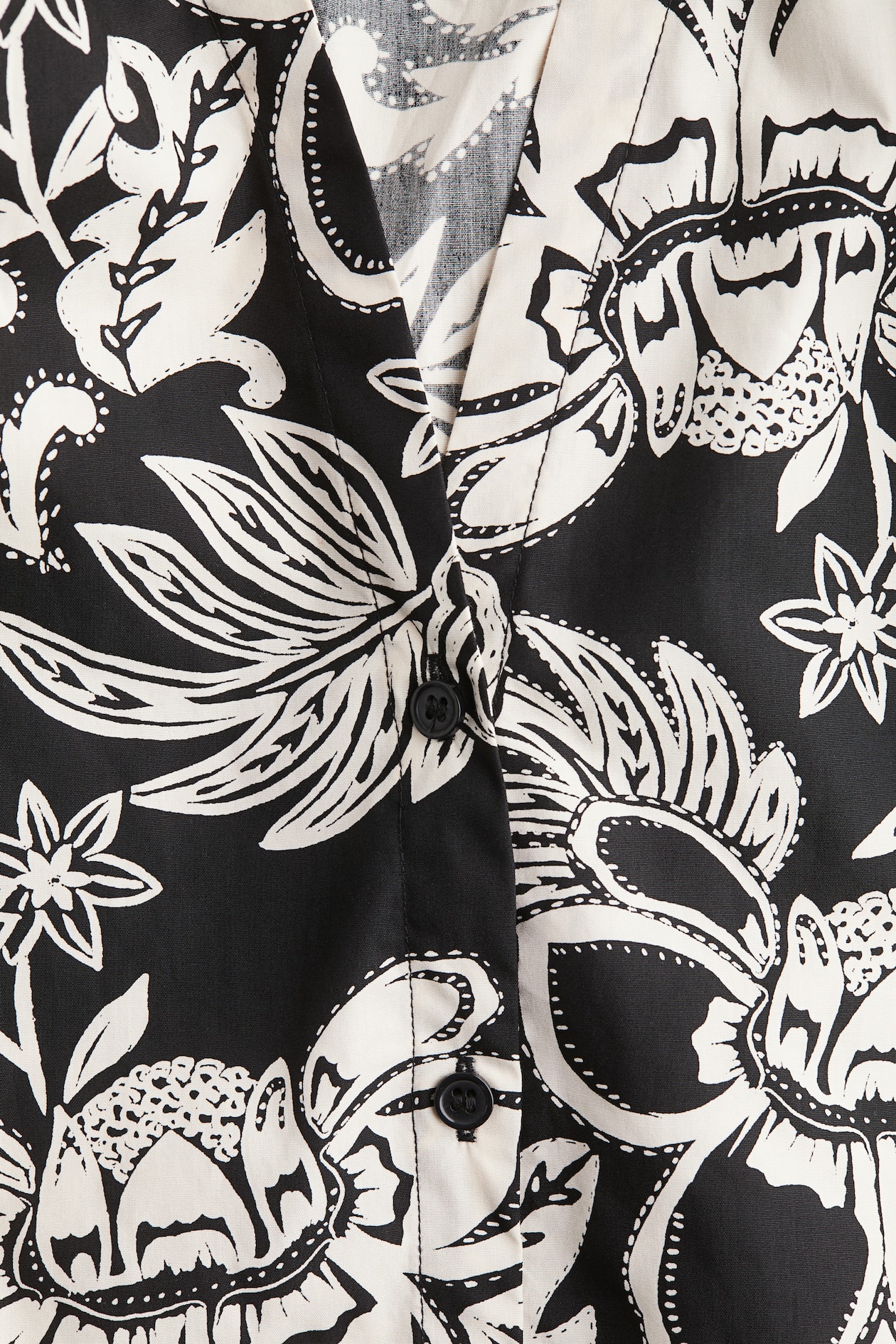 Balloon-Sleeved Poplin Blouse - image 2